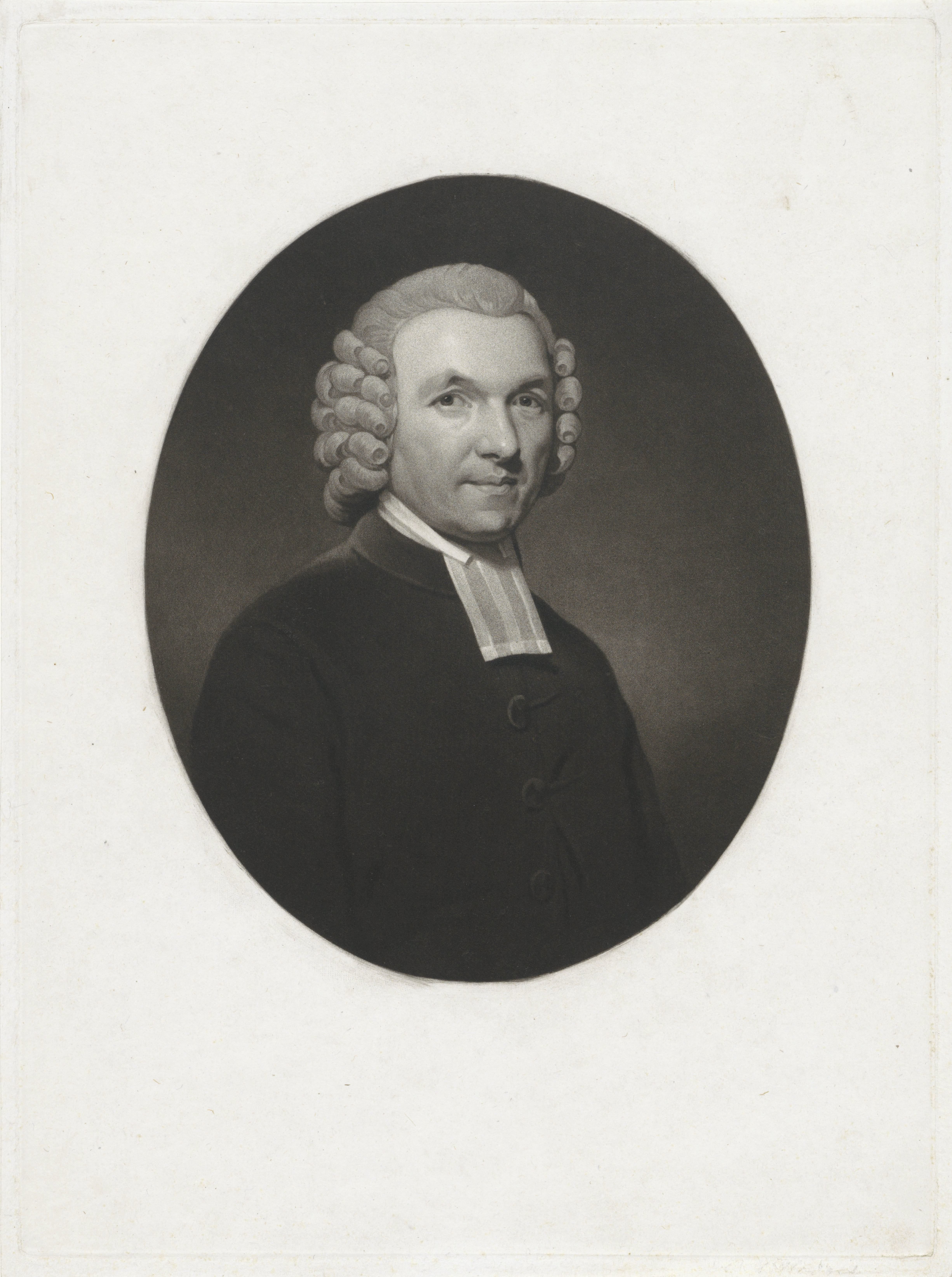 Portret van de predikant Didericus Tendall