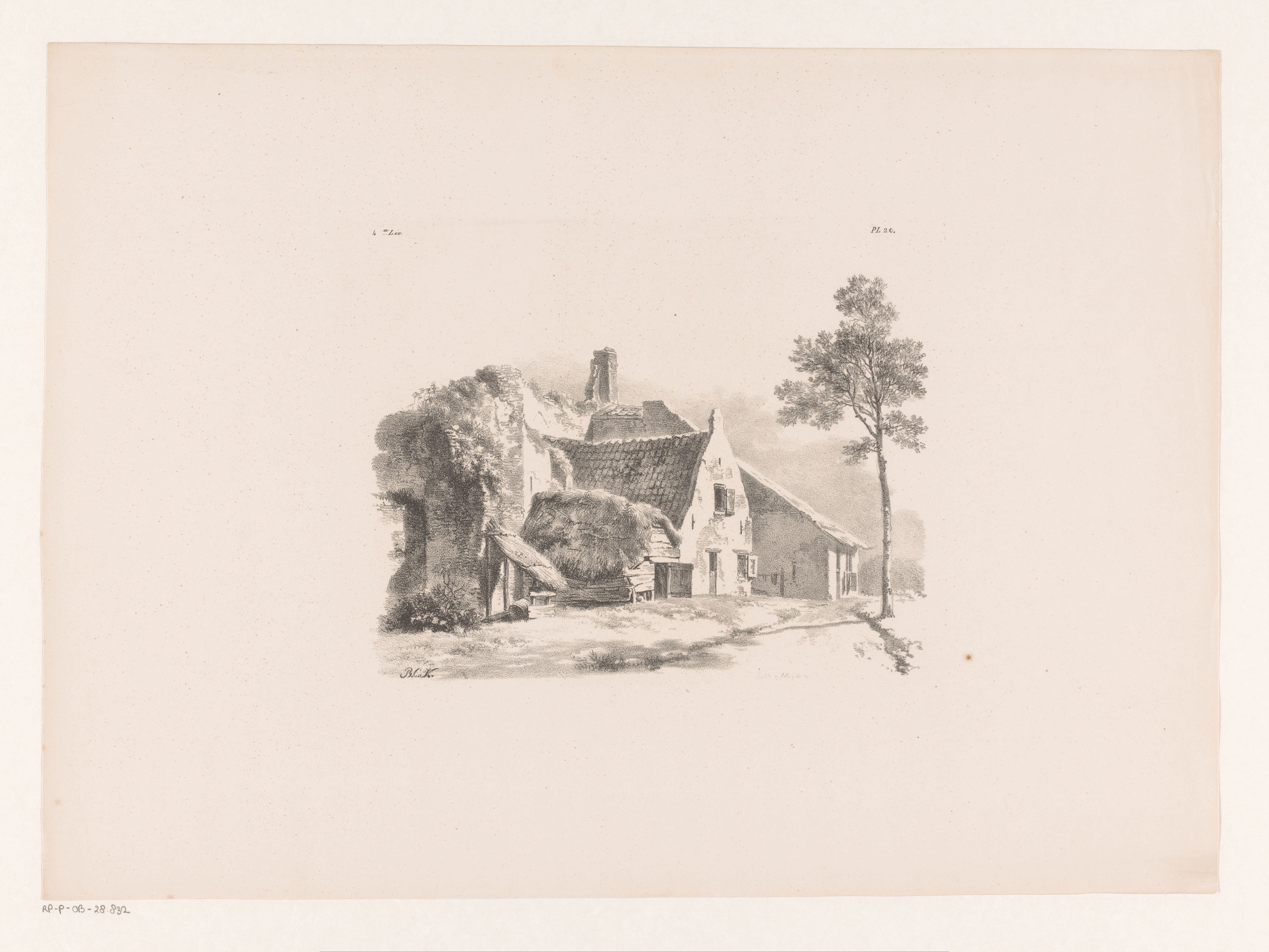 Boerderij bij ruïne