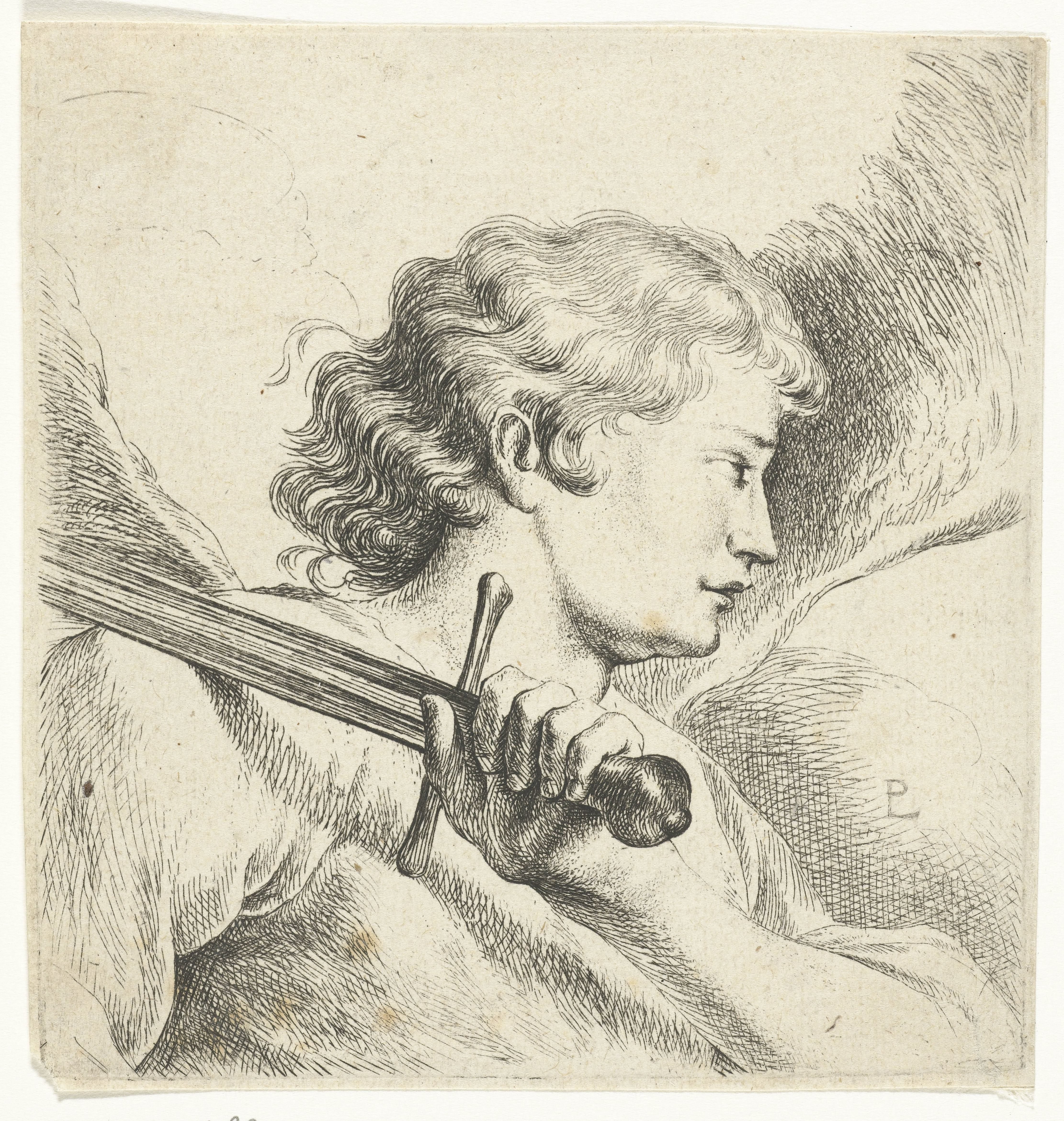 Aartsengel Michaël met zwaard