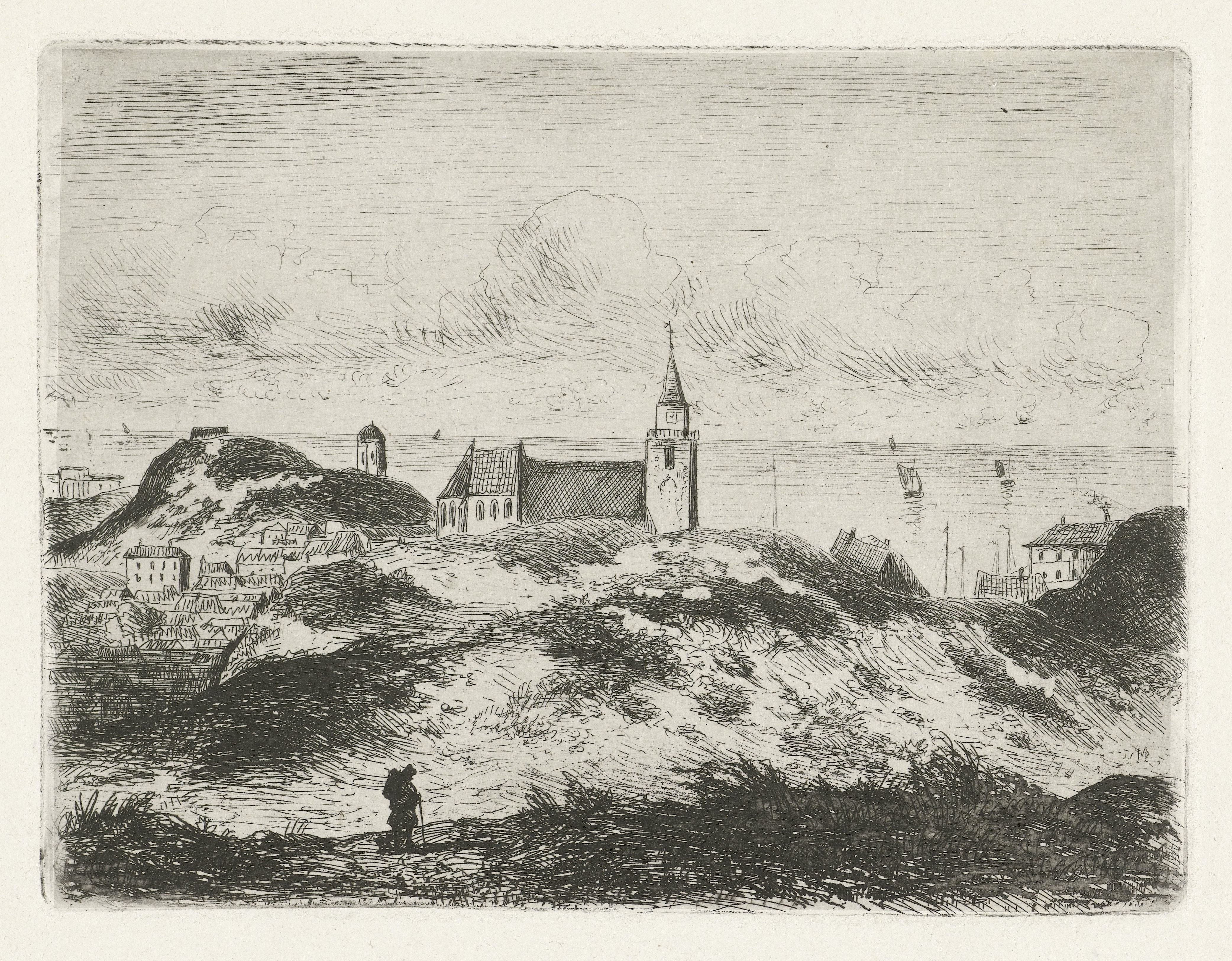 Gezicht op Scheveningen