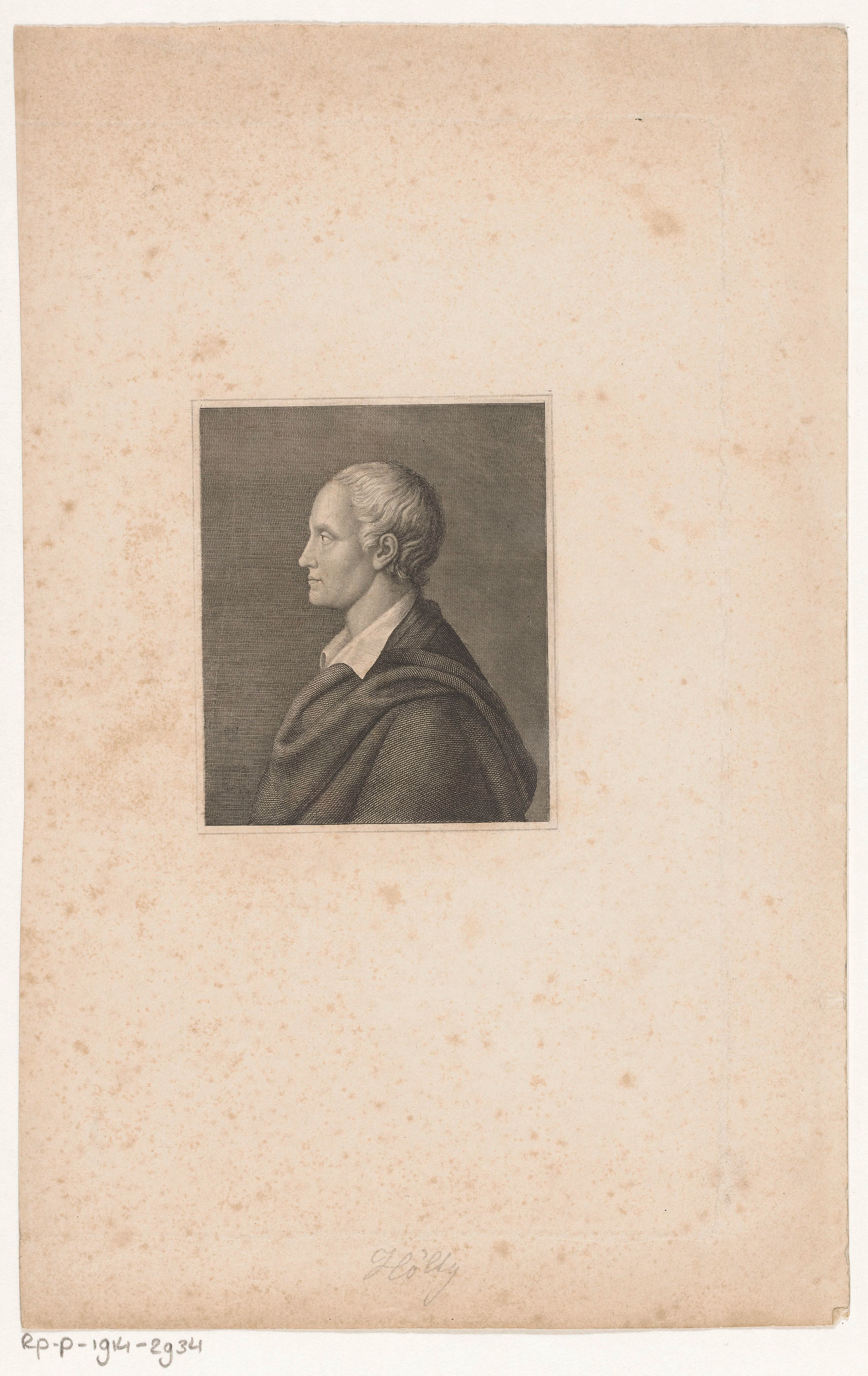 Portret van Ludwig Hölty