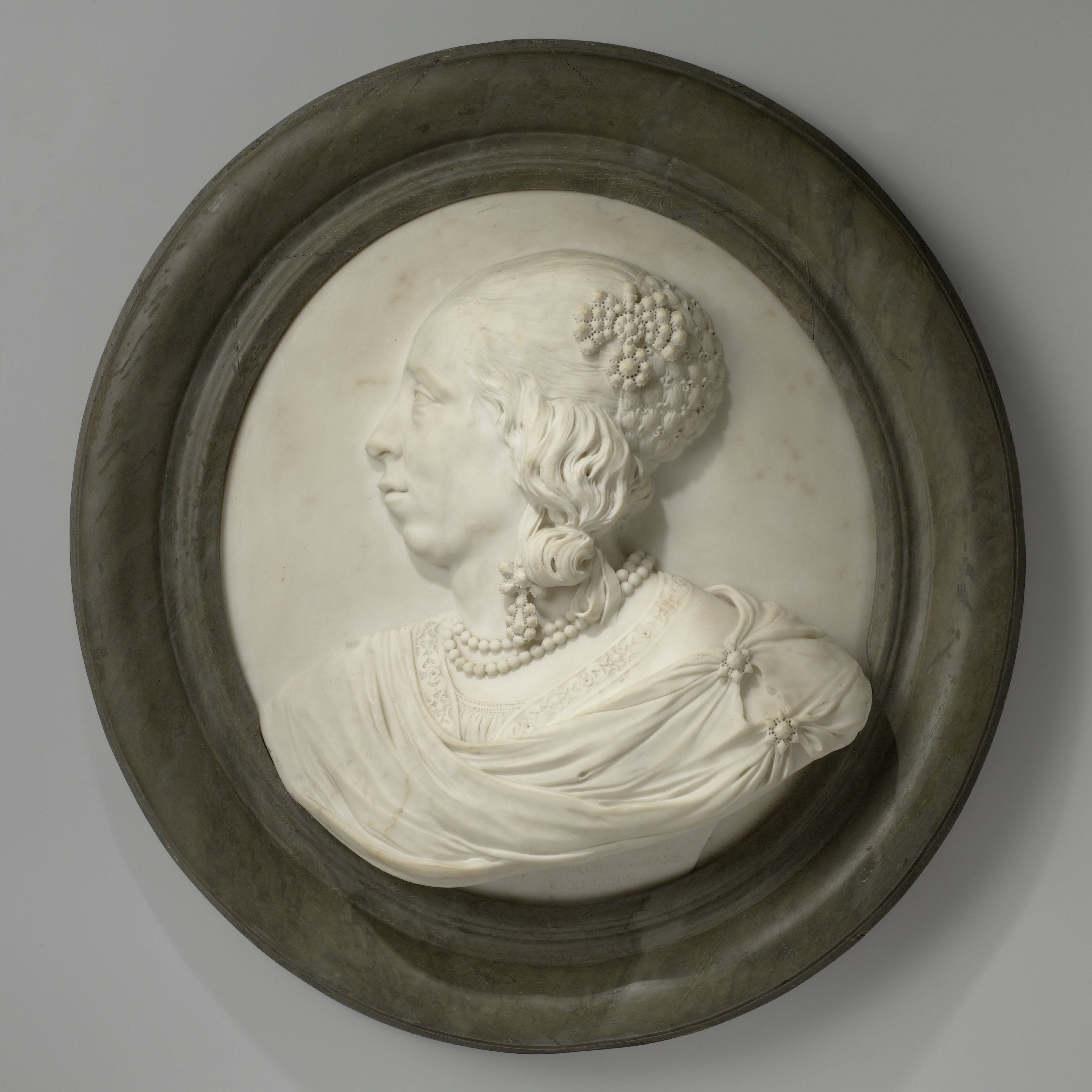 Portrait Medallion of Catherine Hooft