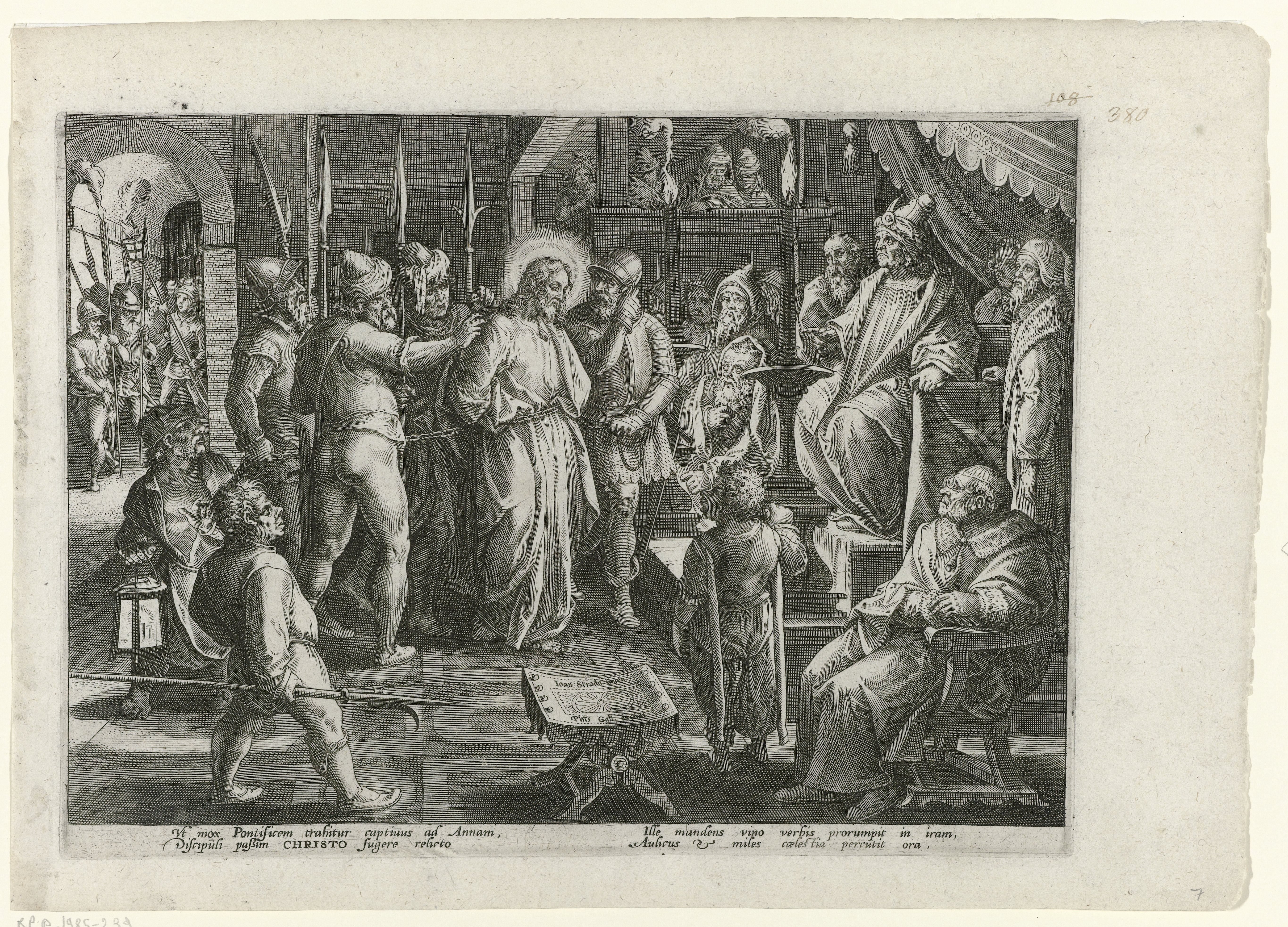 Christus voor de hogepriester Annas