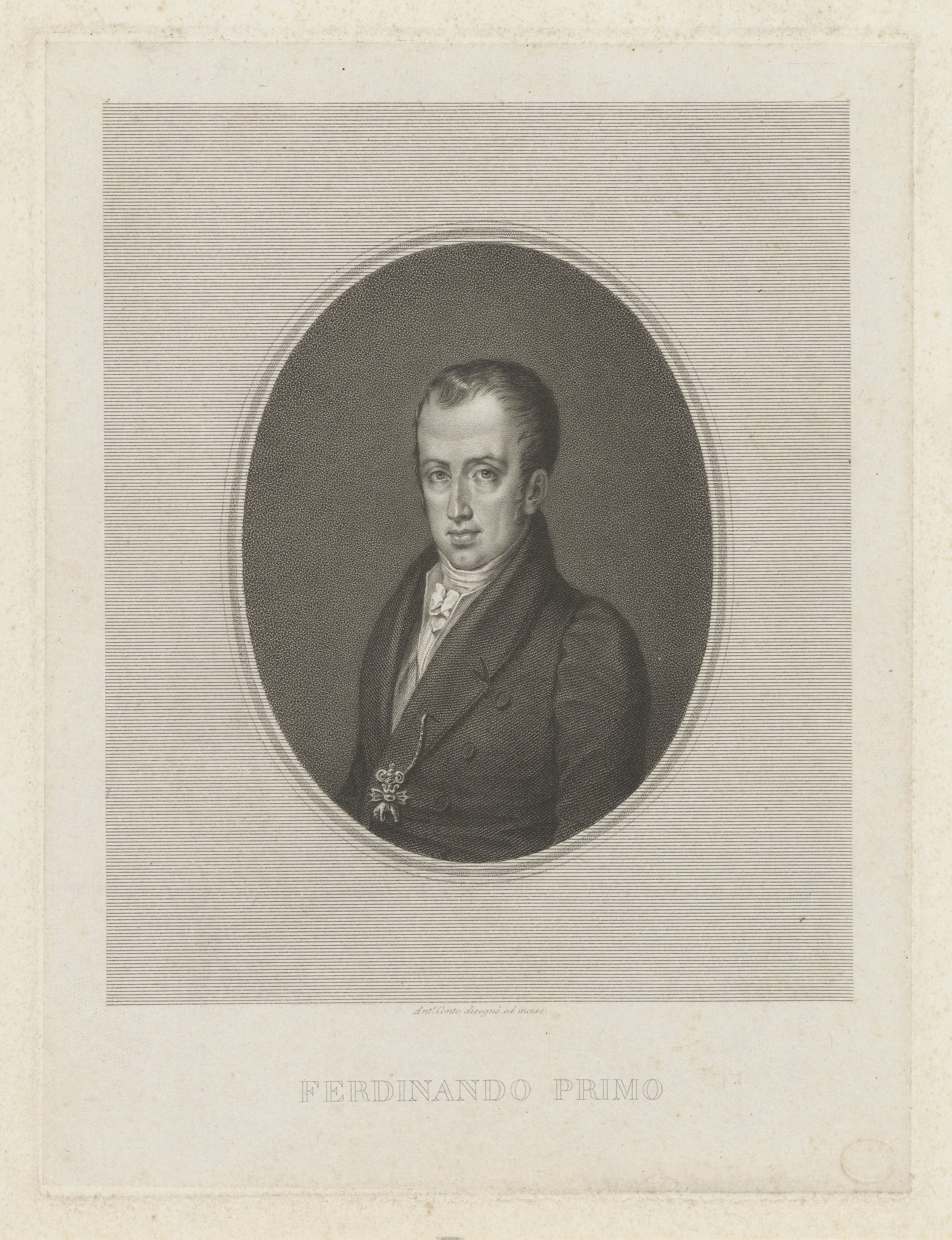 Portret van Ferdinand I, keizer van Oostenrijk