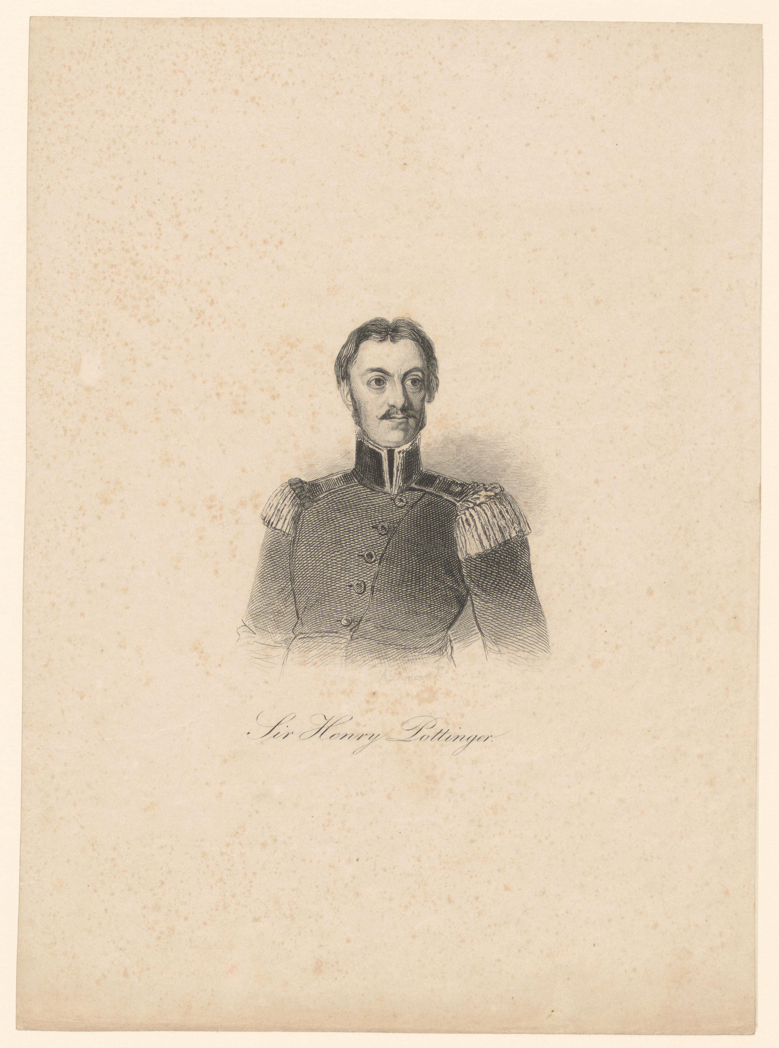 Portret van Henry Pottinger