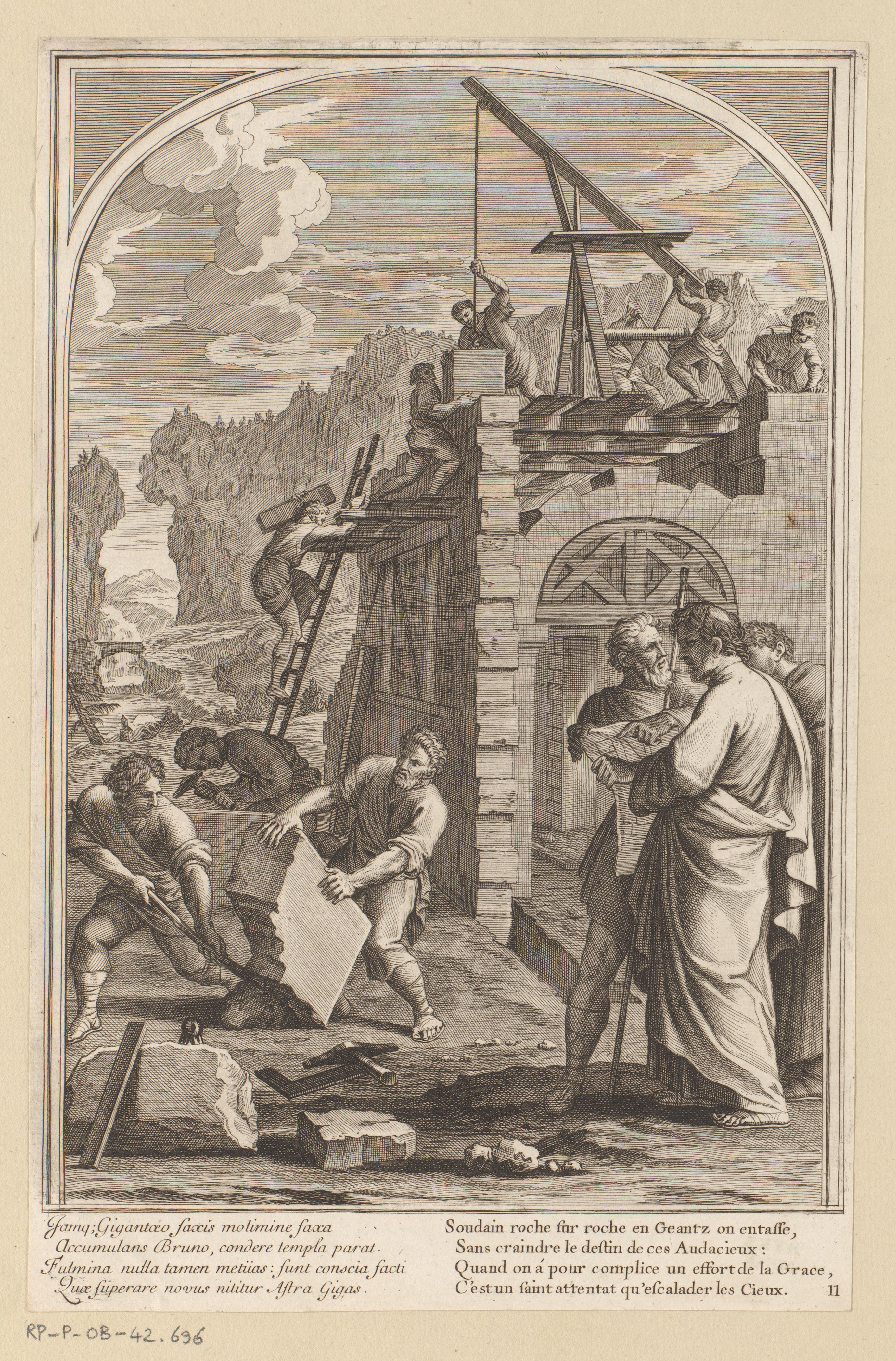 Heilige Bruno laat de Grande Chartreuse bouwen