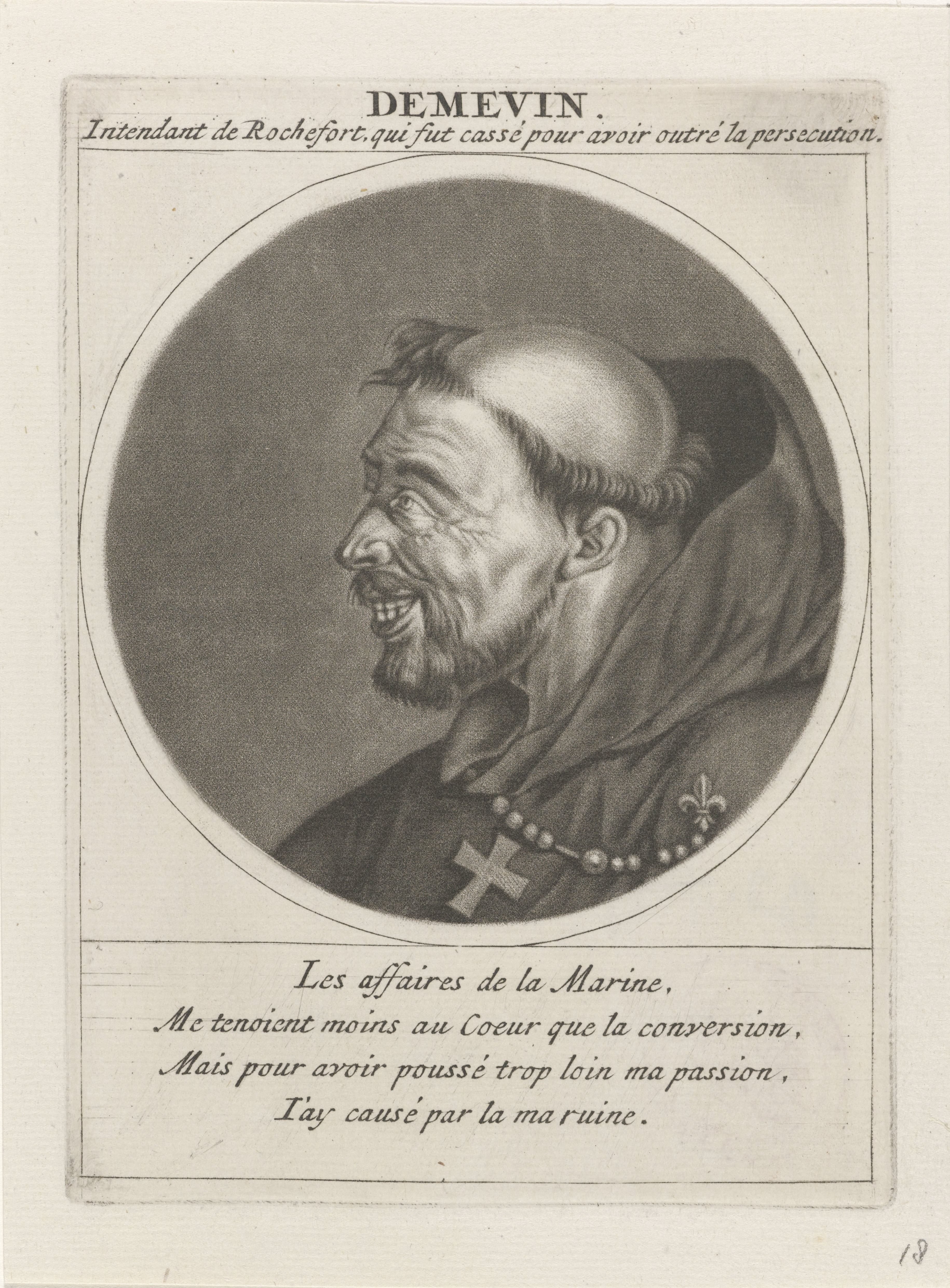 Portret van Demevin