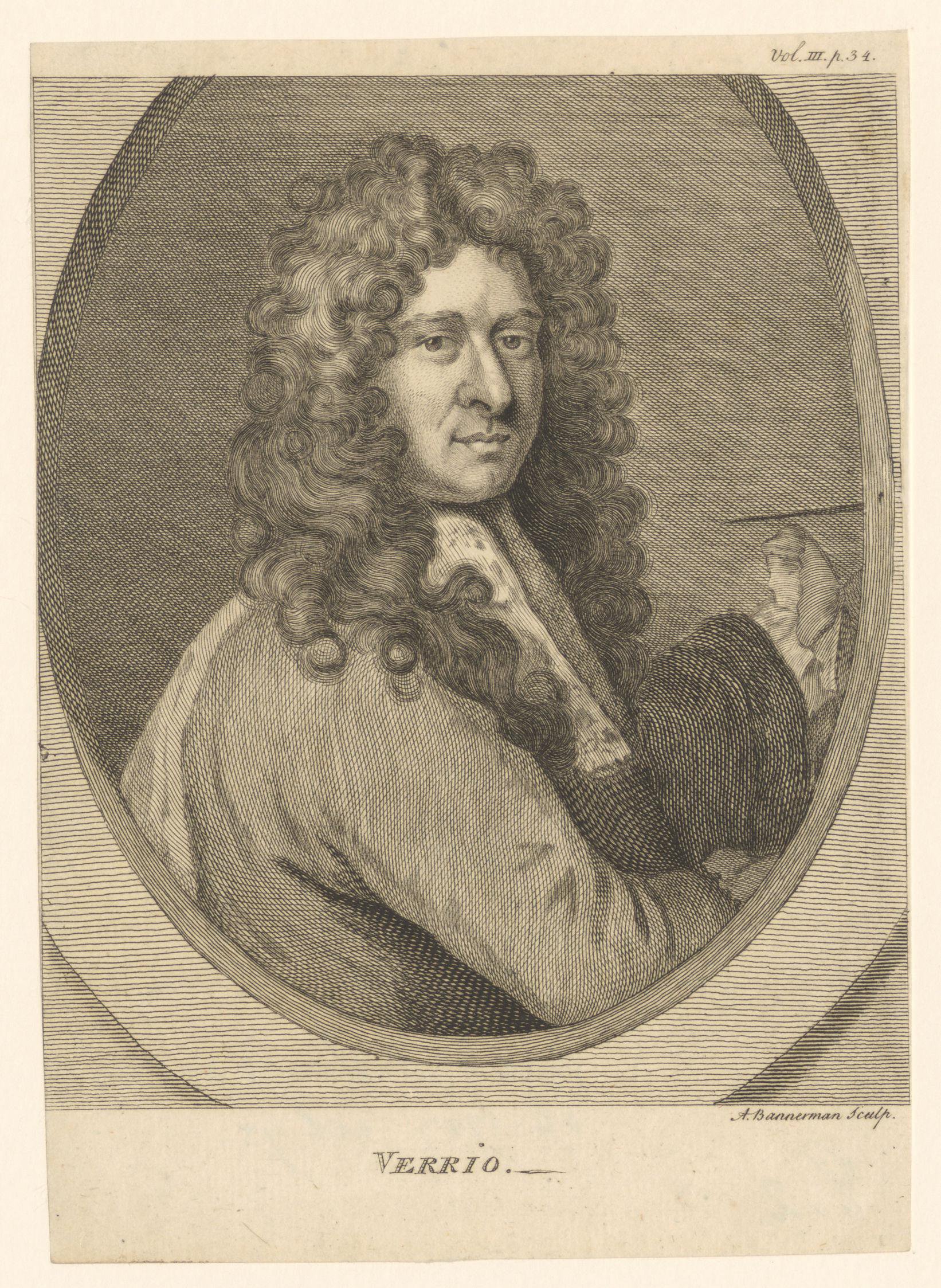 Portret van Antonio Verrio