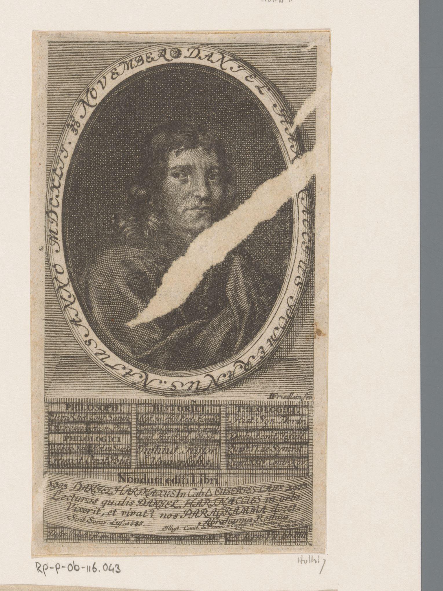 Portret van Daniel Hartnack