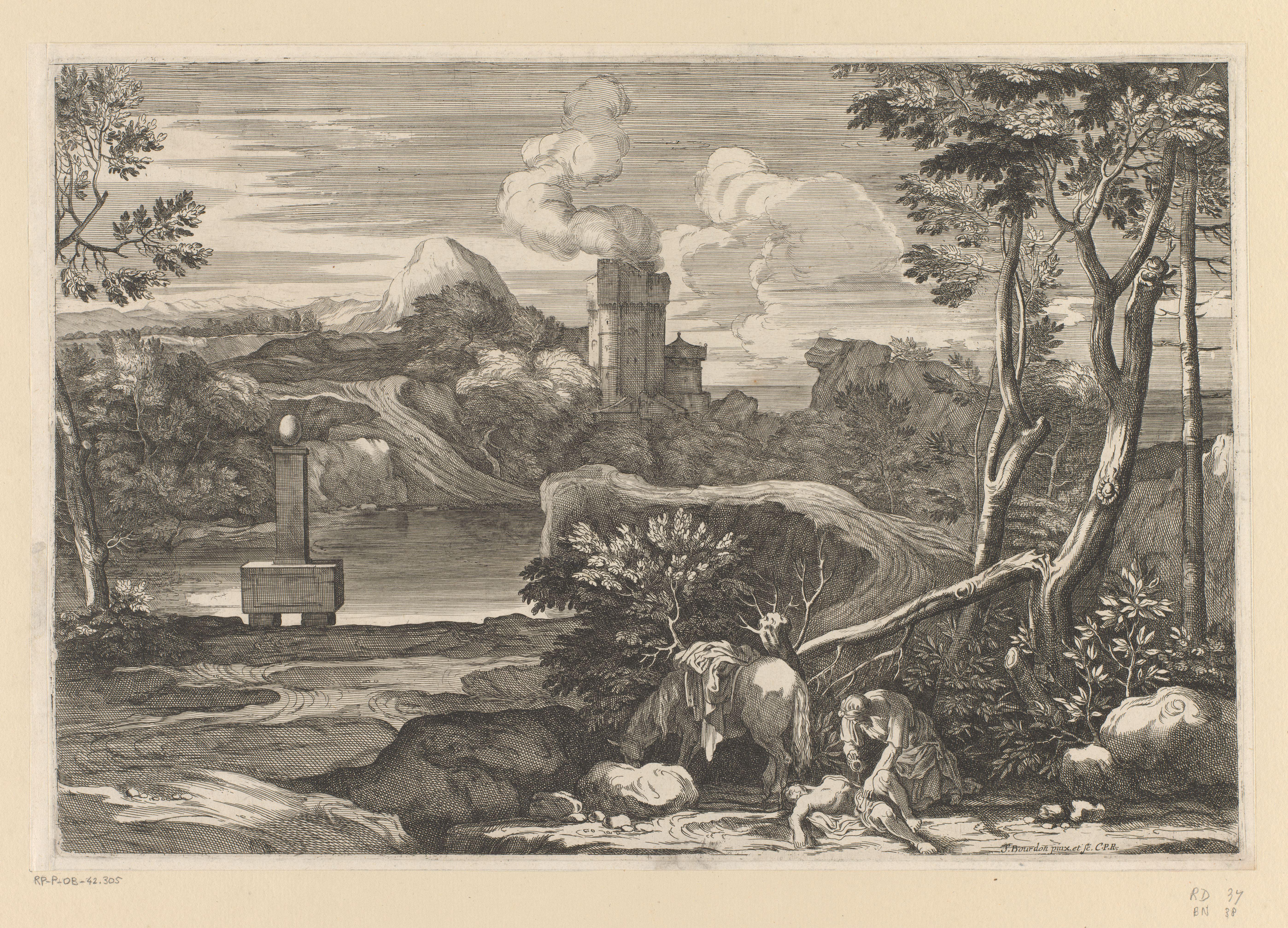 Landschap met Barmhartige Samaritaan