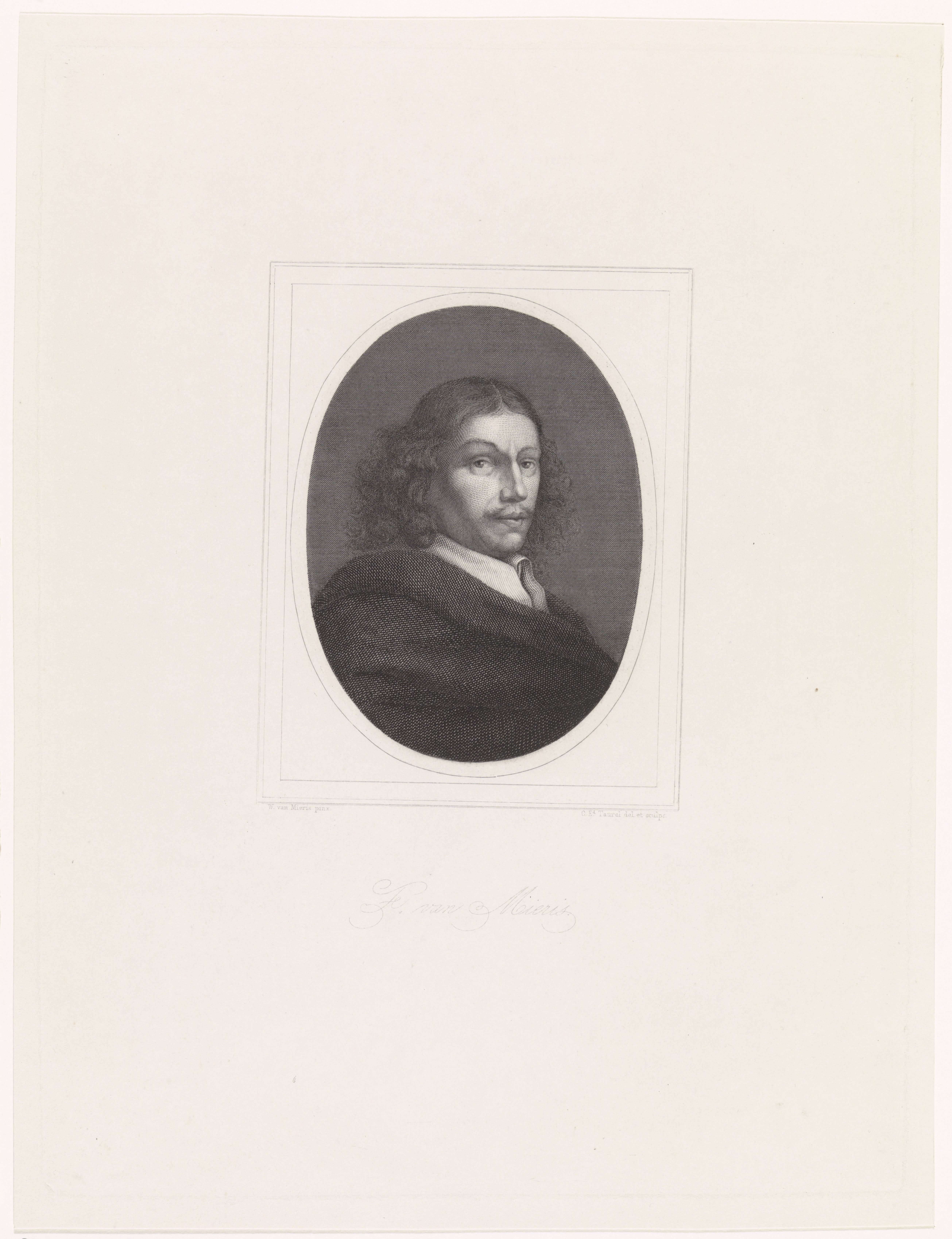 Portret van de schilder Frans van Mieris (I)