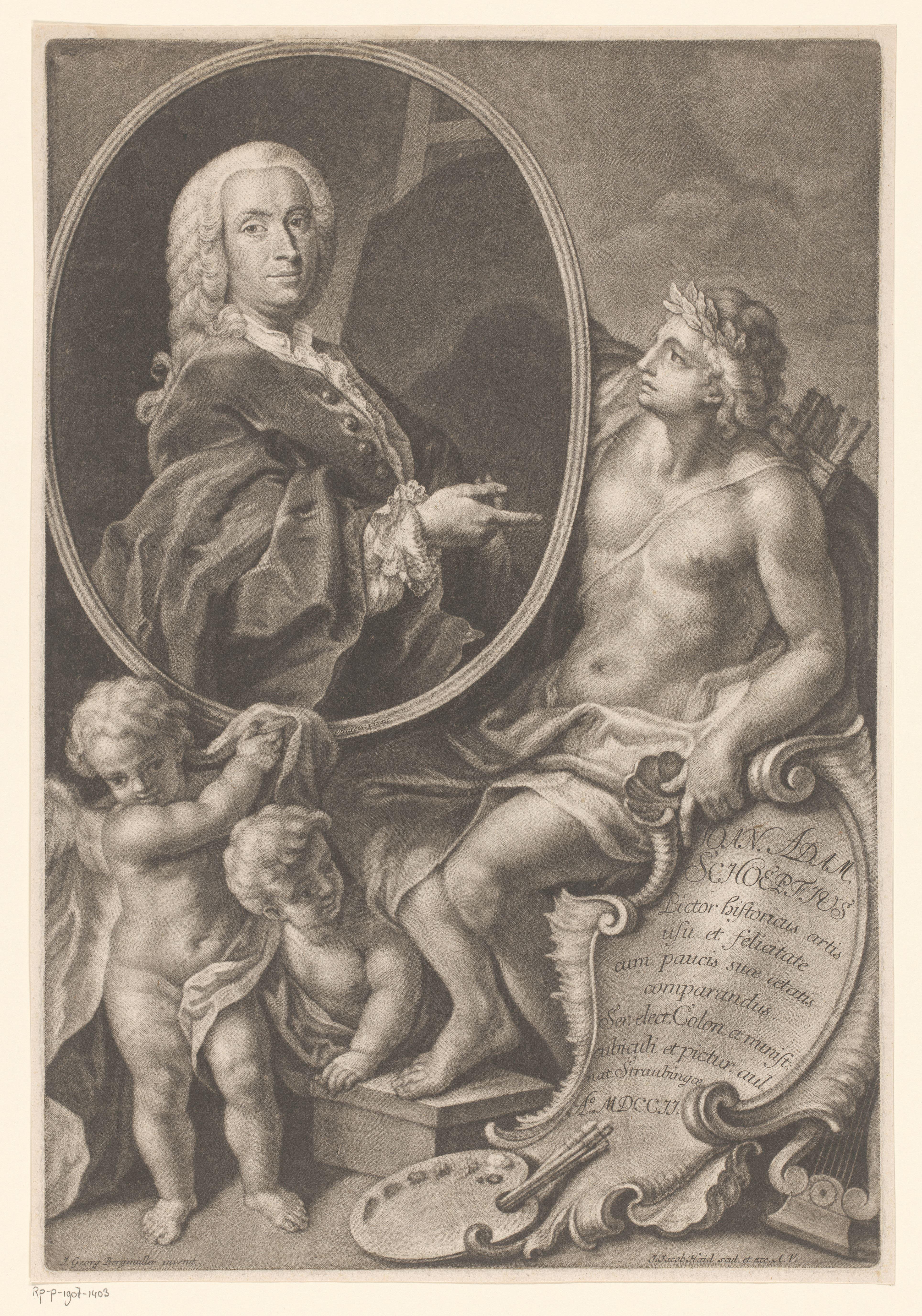 Portret van Johann Adam von Schöpf
