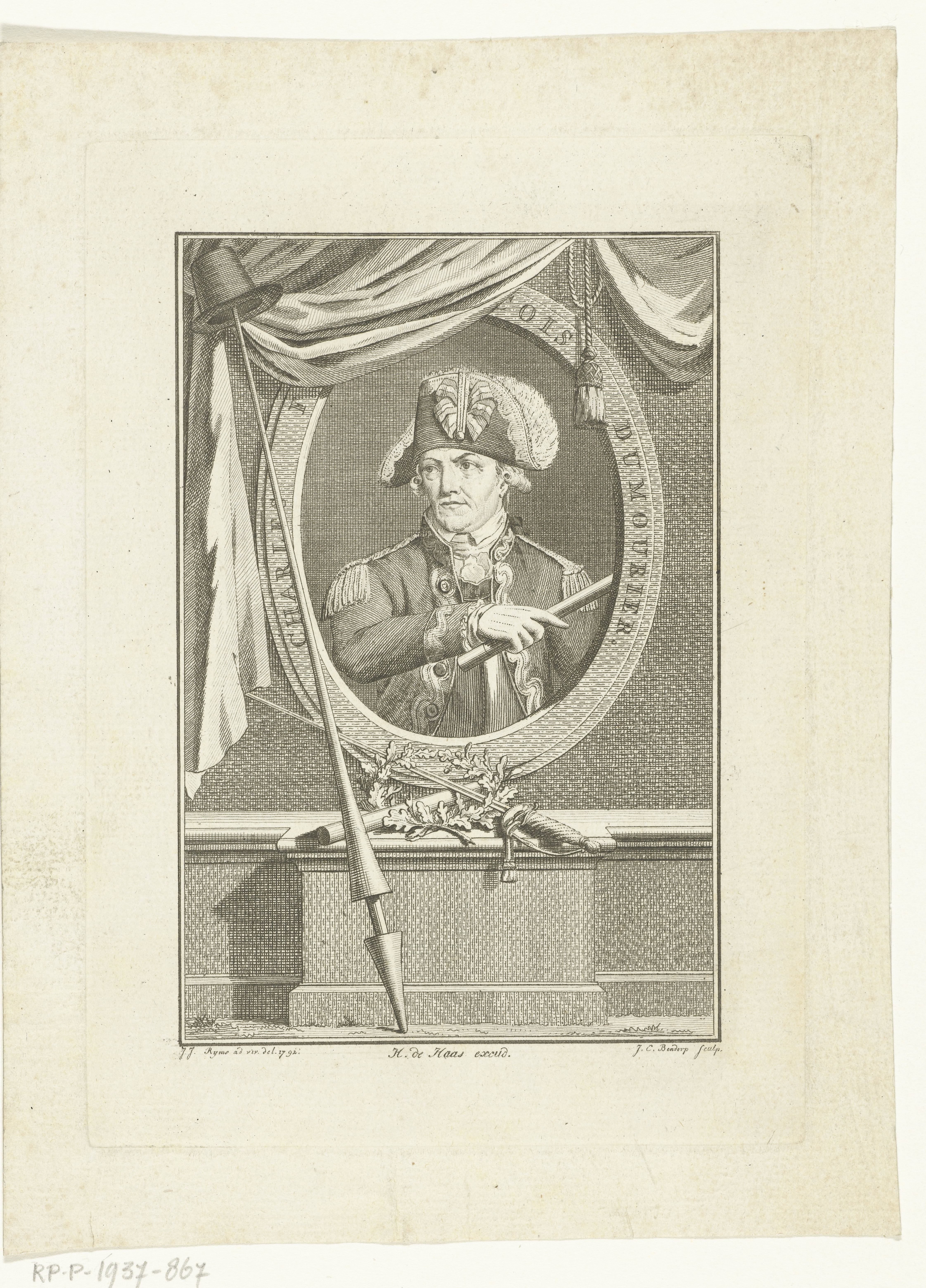 Portret van Franse generaal Charles Francois Dumouriez