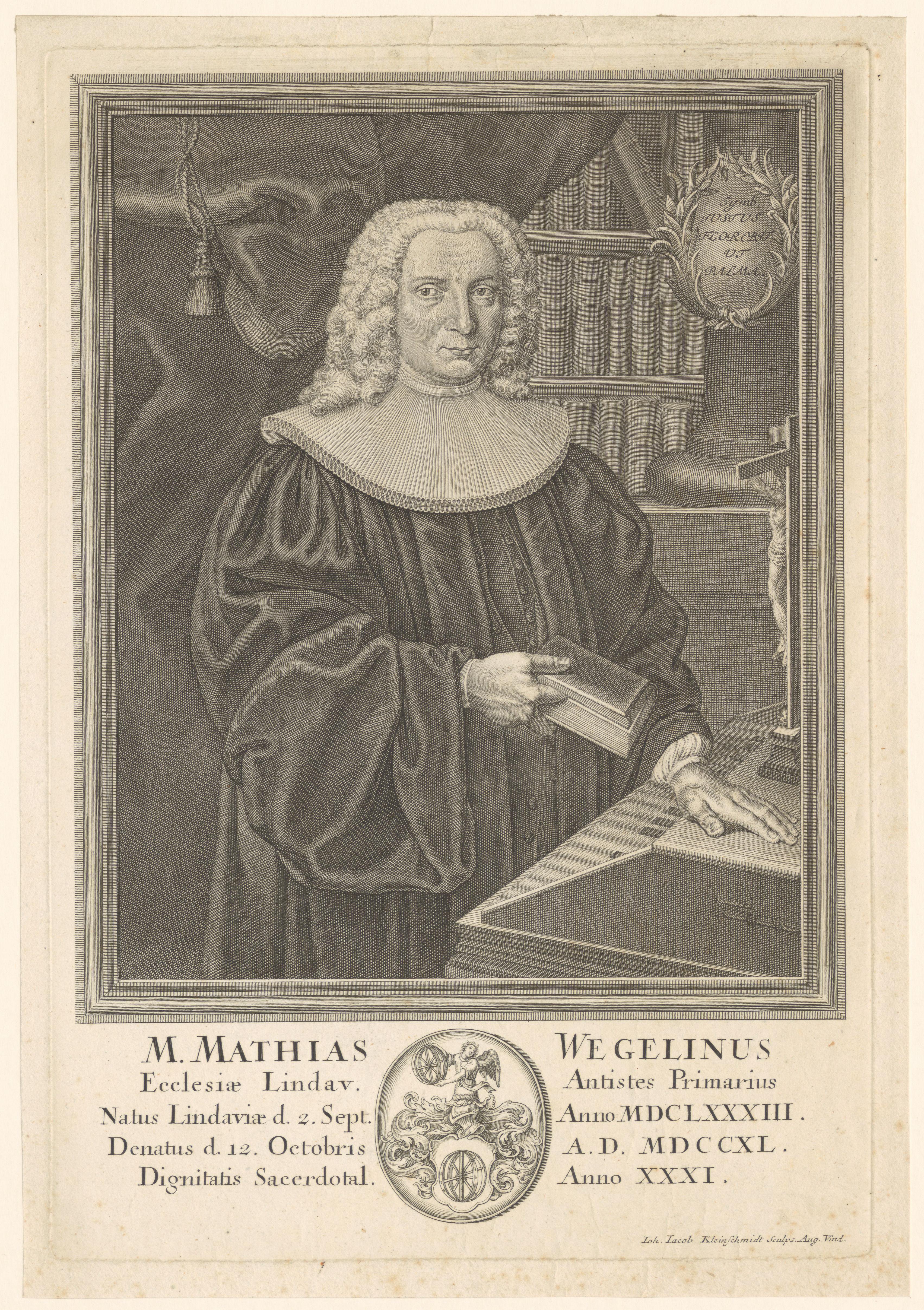 Portret van Matthias Wegelin