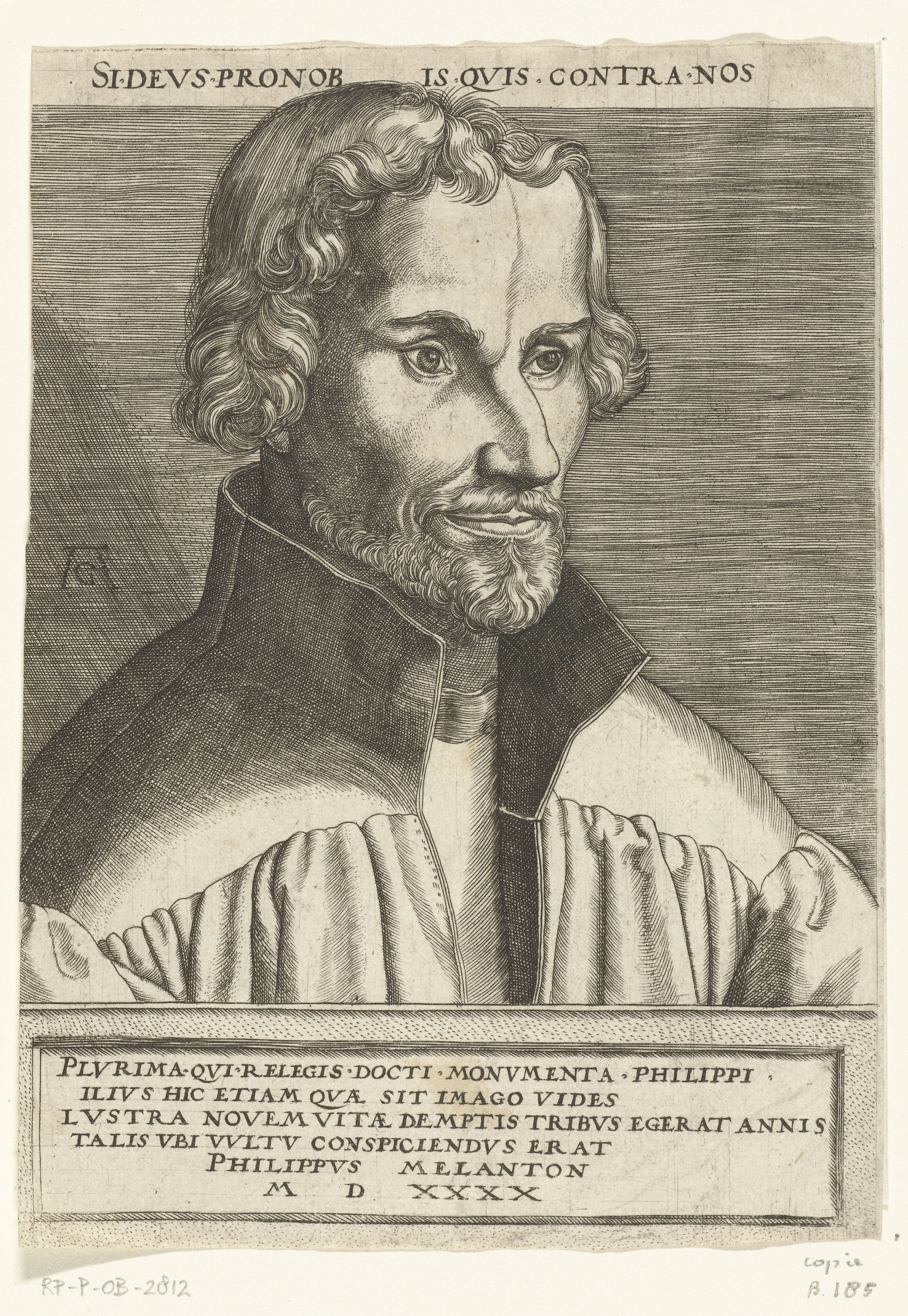 Portret van Philipp Melanchthon