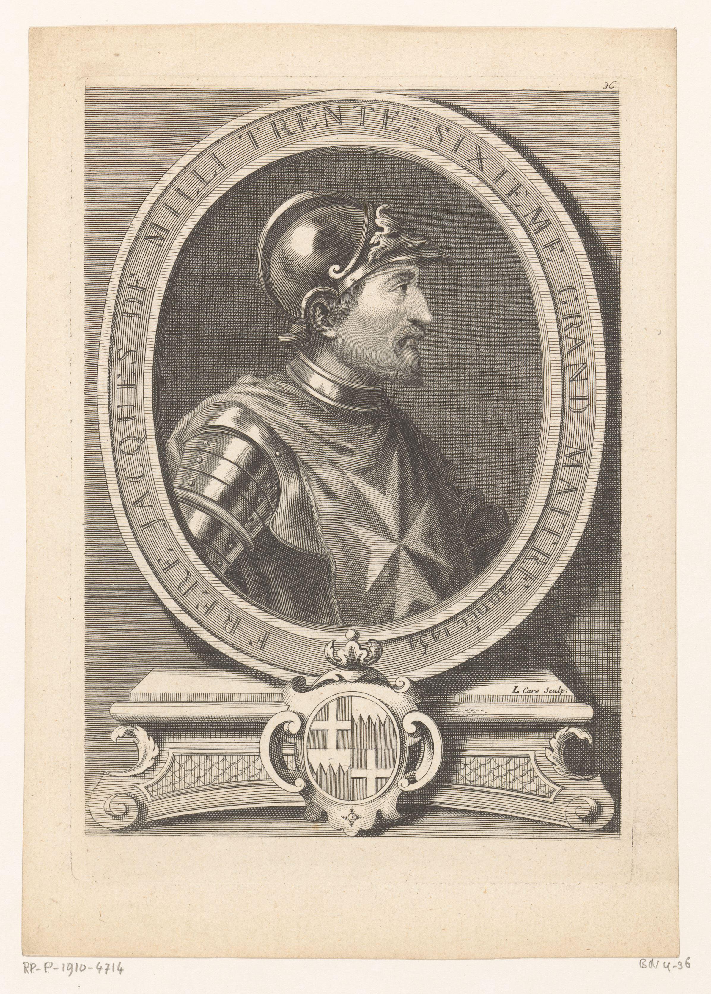 Portret van Jacques de Milly