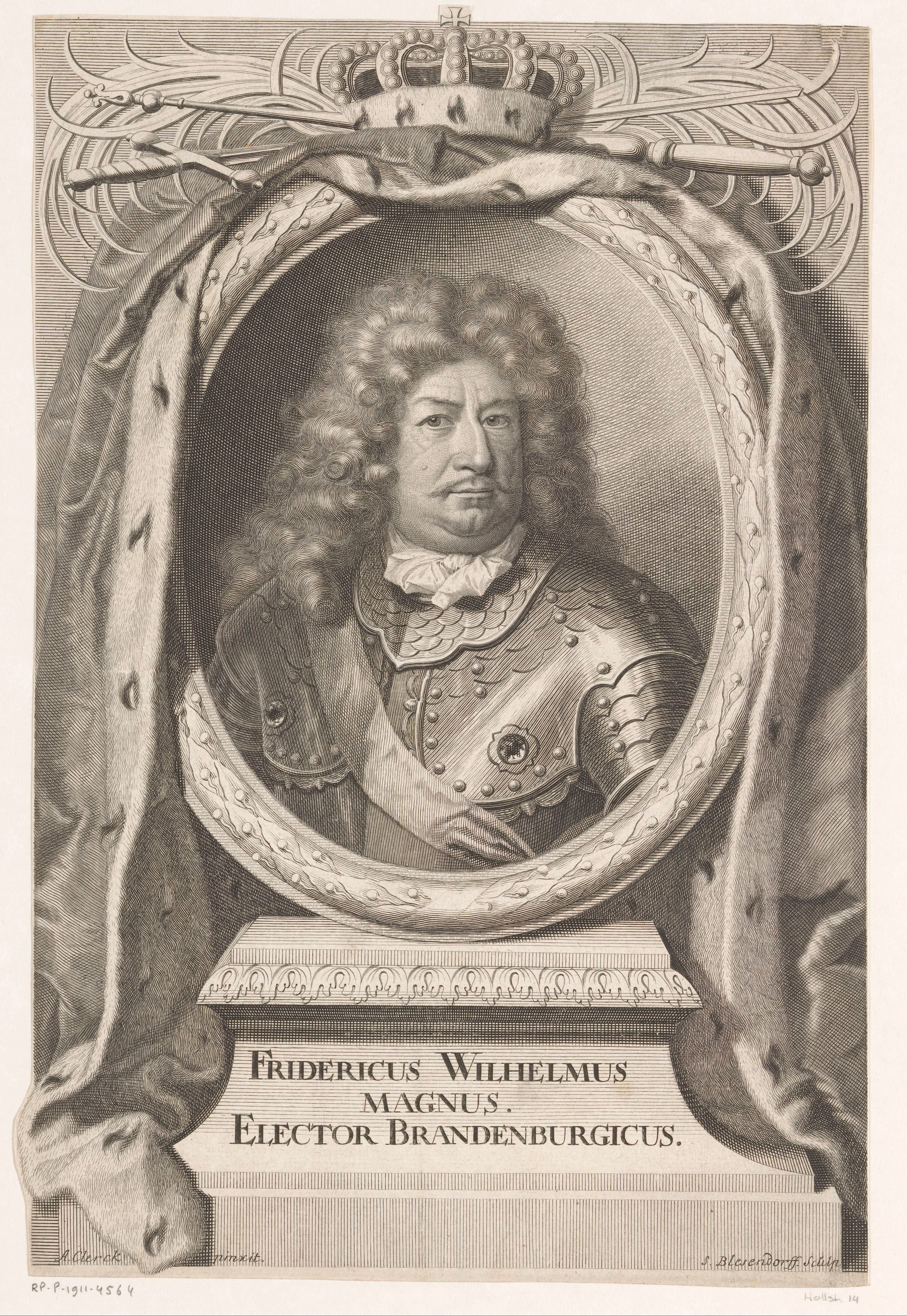 Portret van Frederik Willem I van Brandenburg