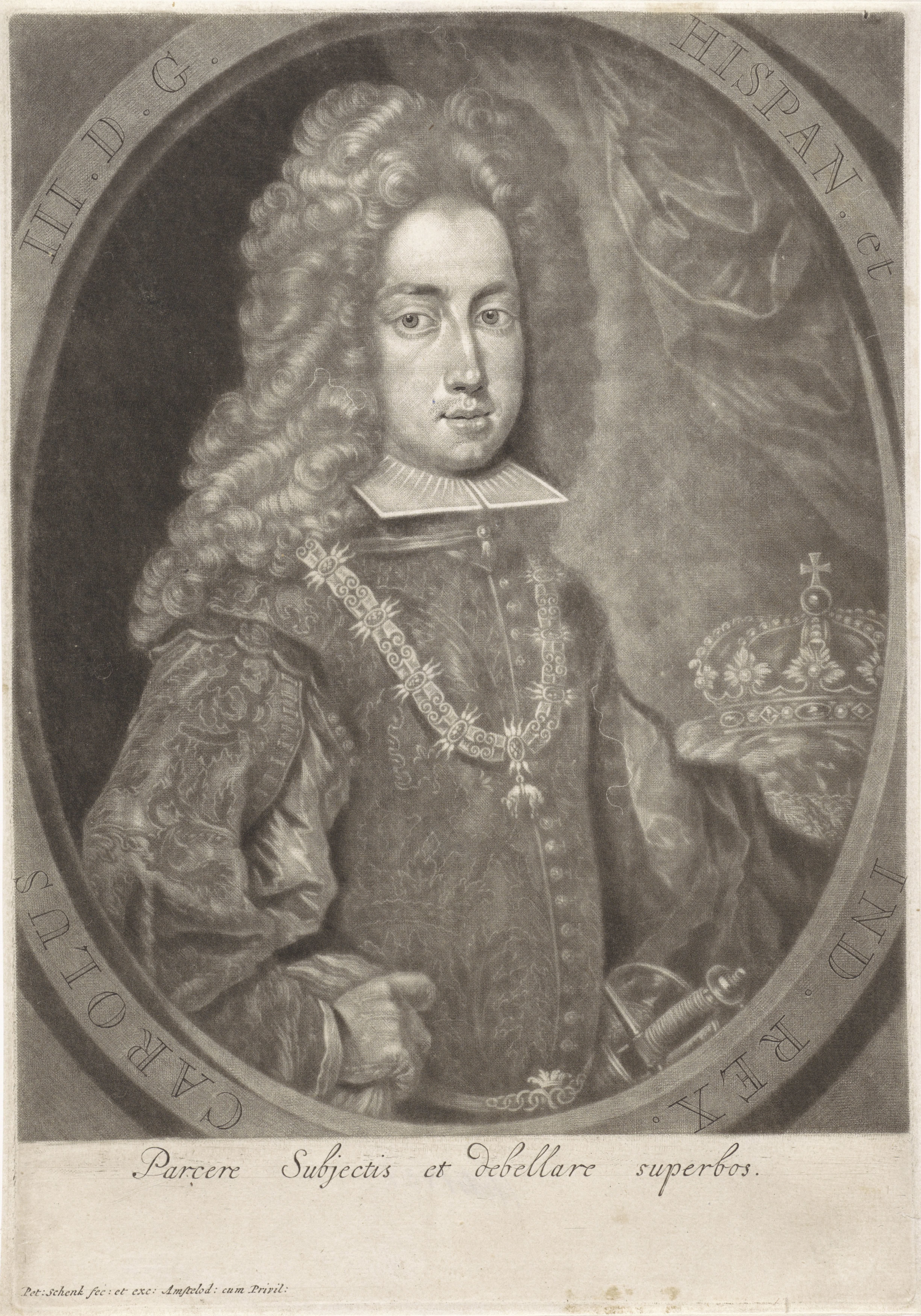 Portret van keizer Karel VI
