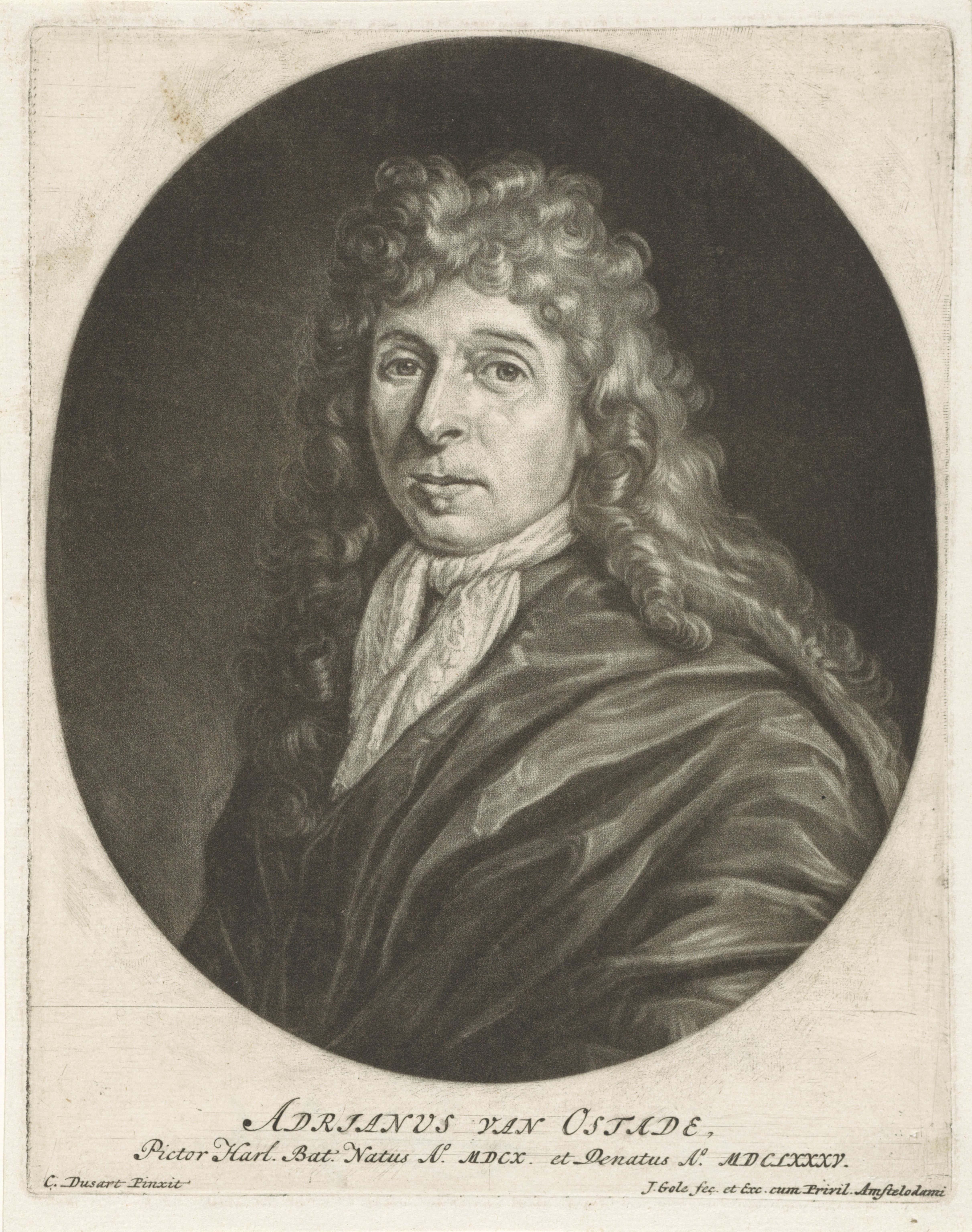 Portret van Adriaen van Ostade