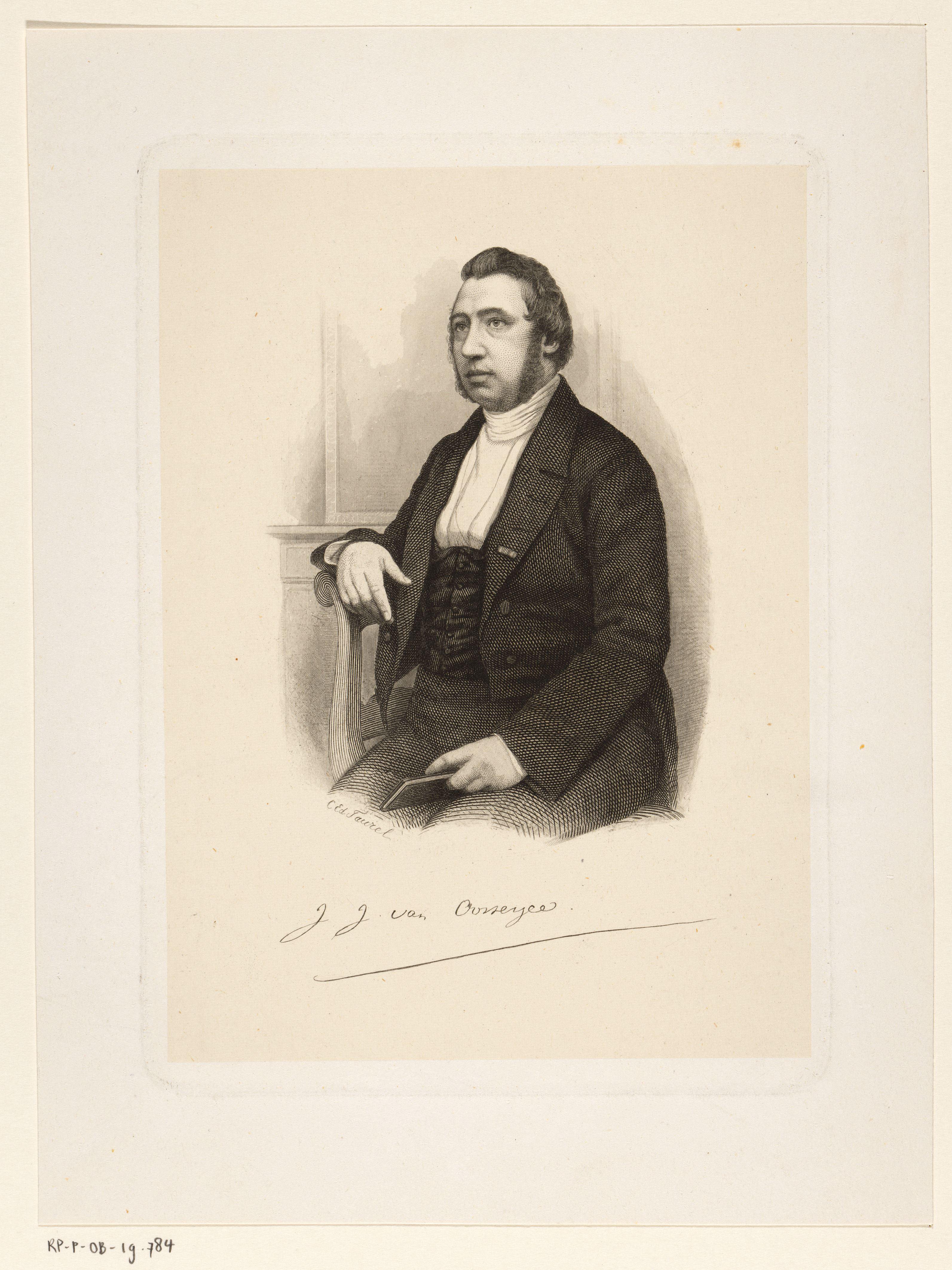 Portret van de Rotterdamse predikant Johannes Jacobus van Oosterzee