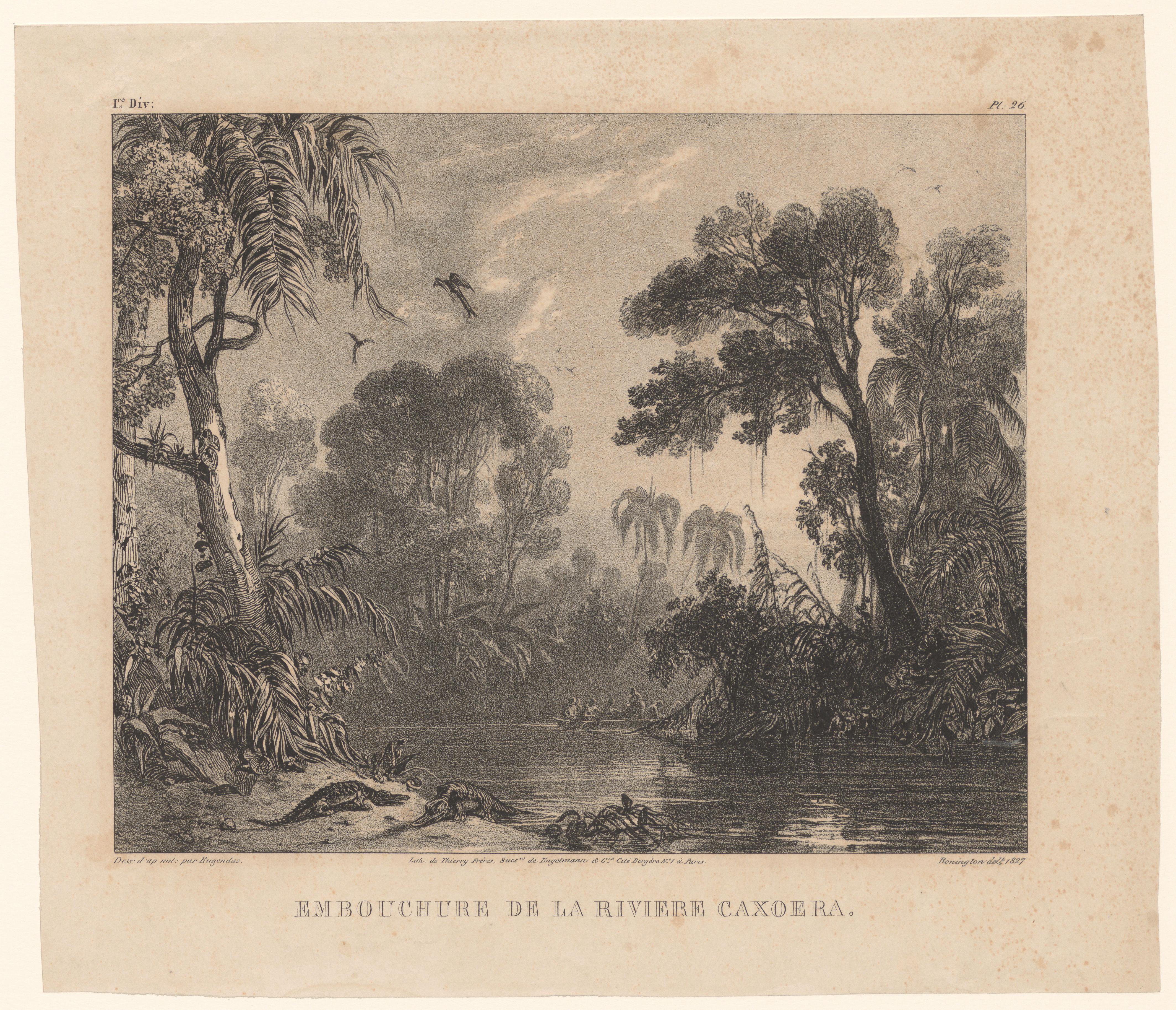 Gezicht op de Cachoeira rivier