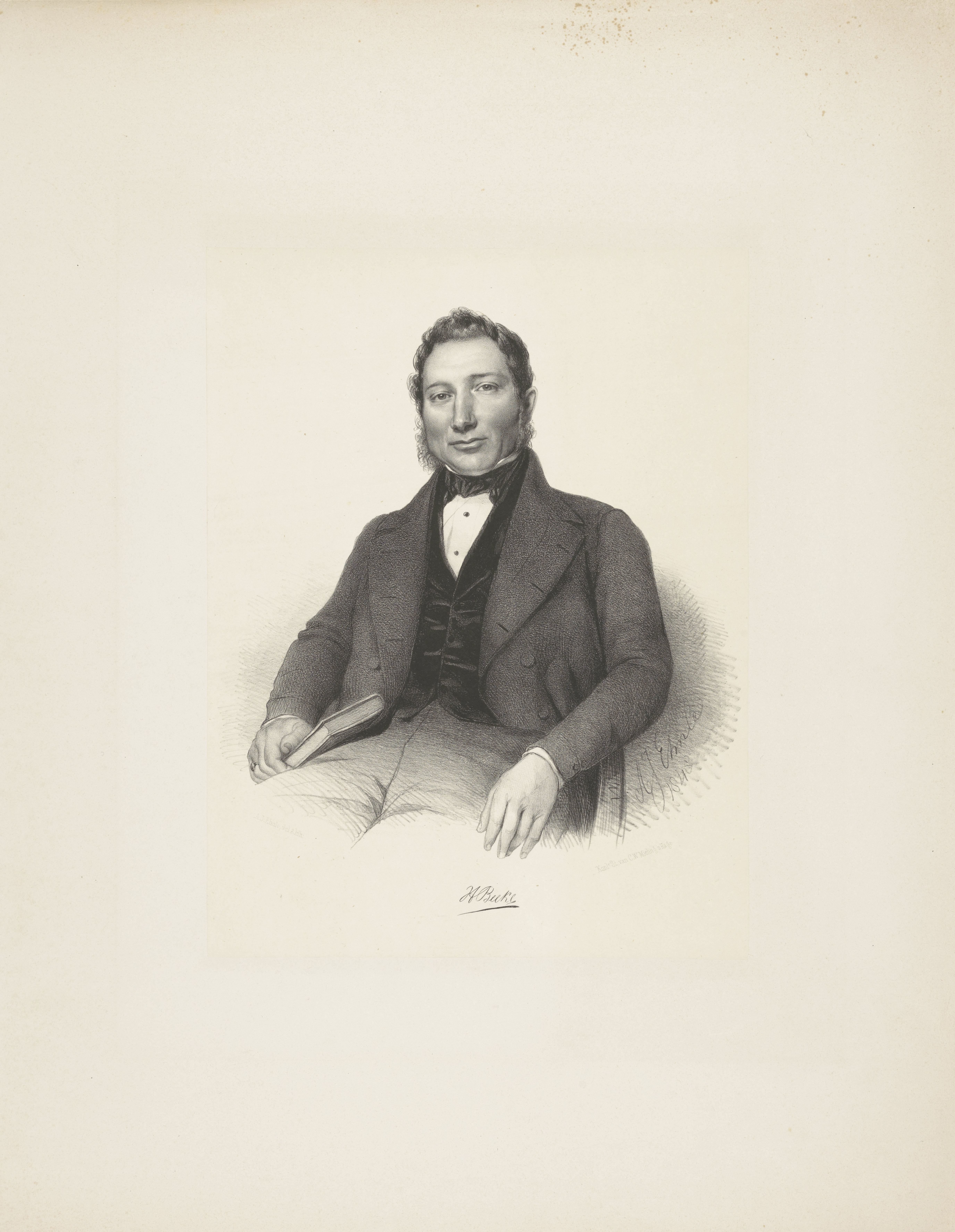 Portret van H. Beeke