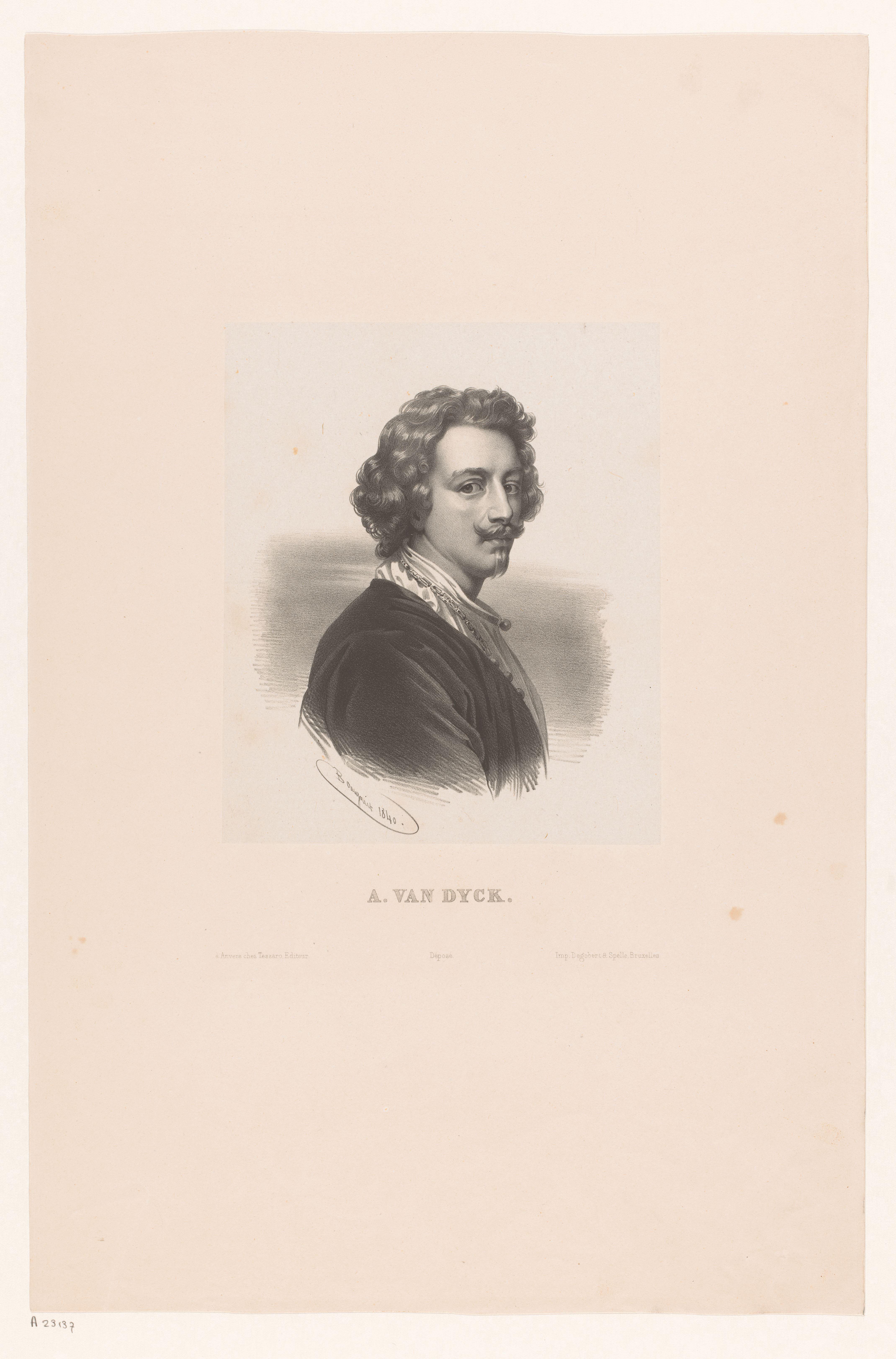 Portret van Anthony van Dyck