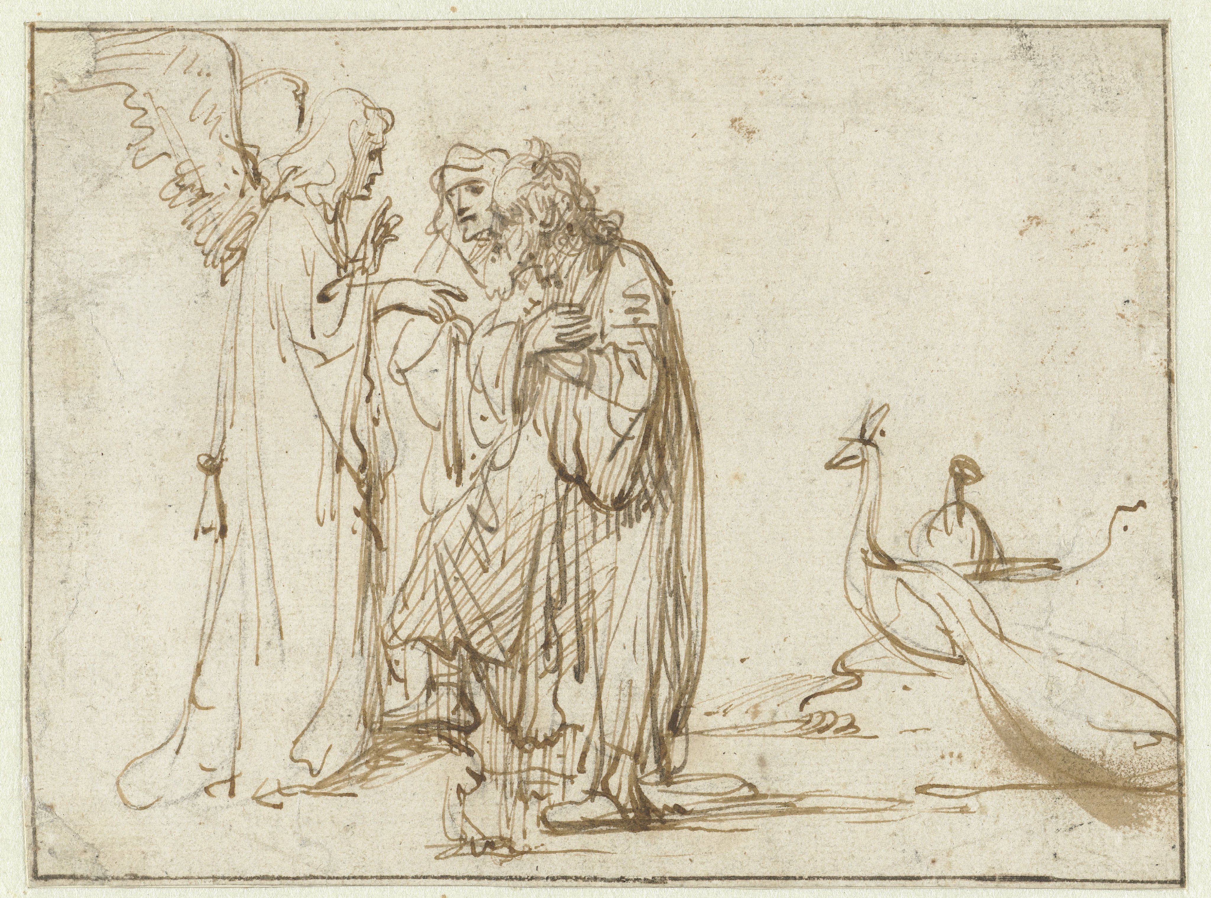 The Angel Appearing to Monoah and His Wife