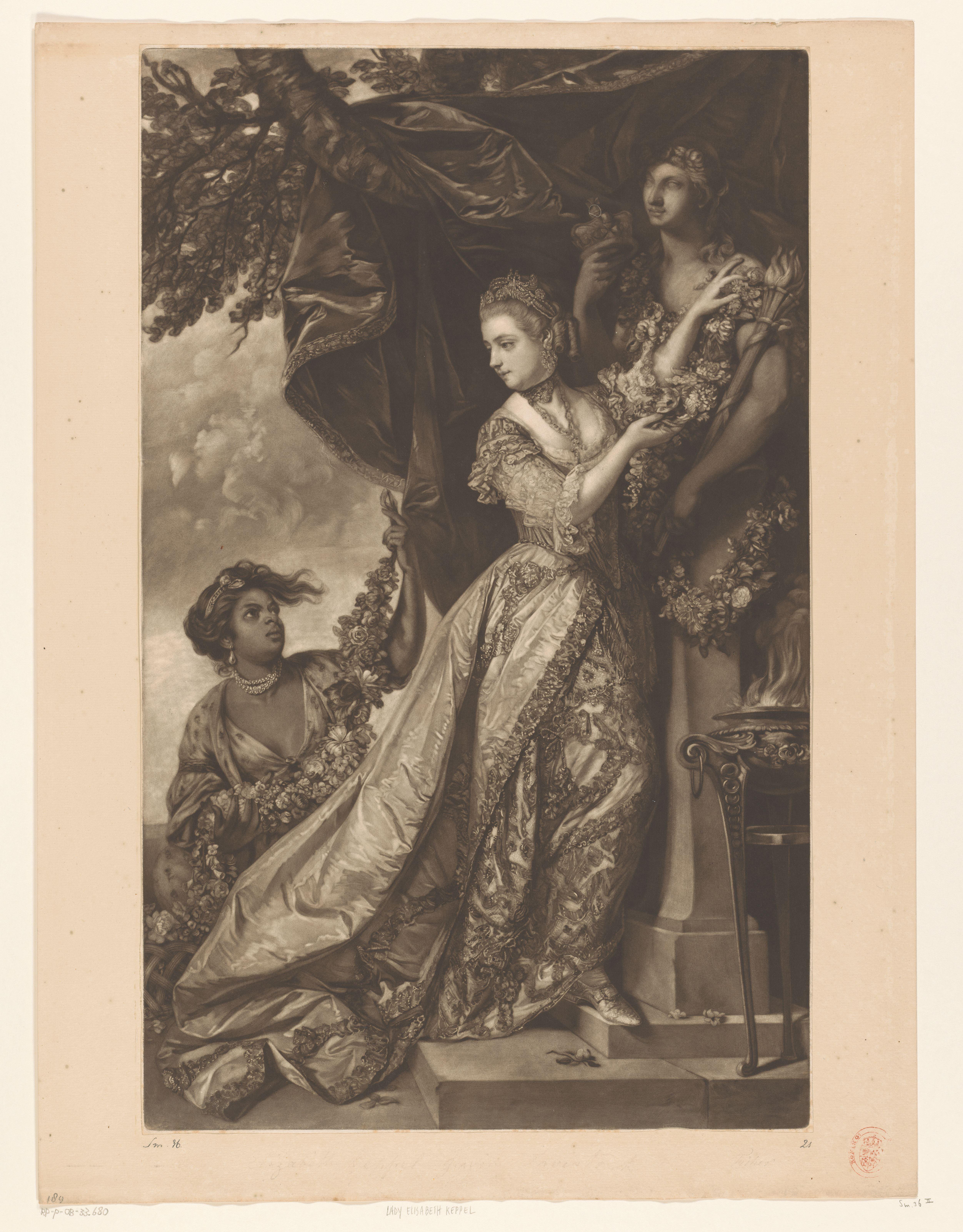 Portret van Elisabeth Keppel