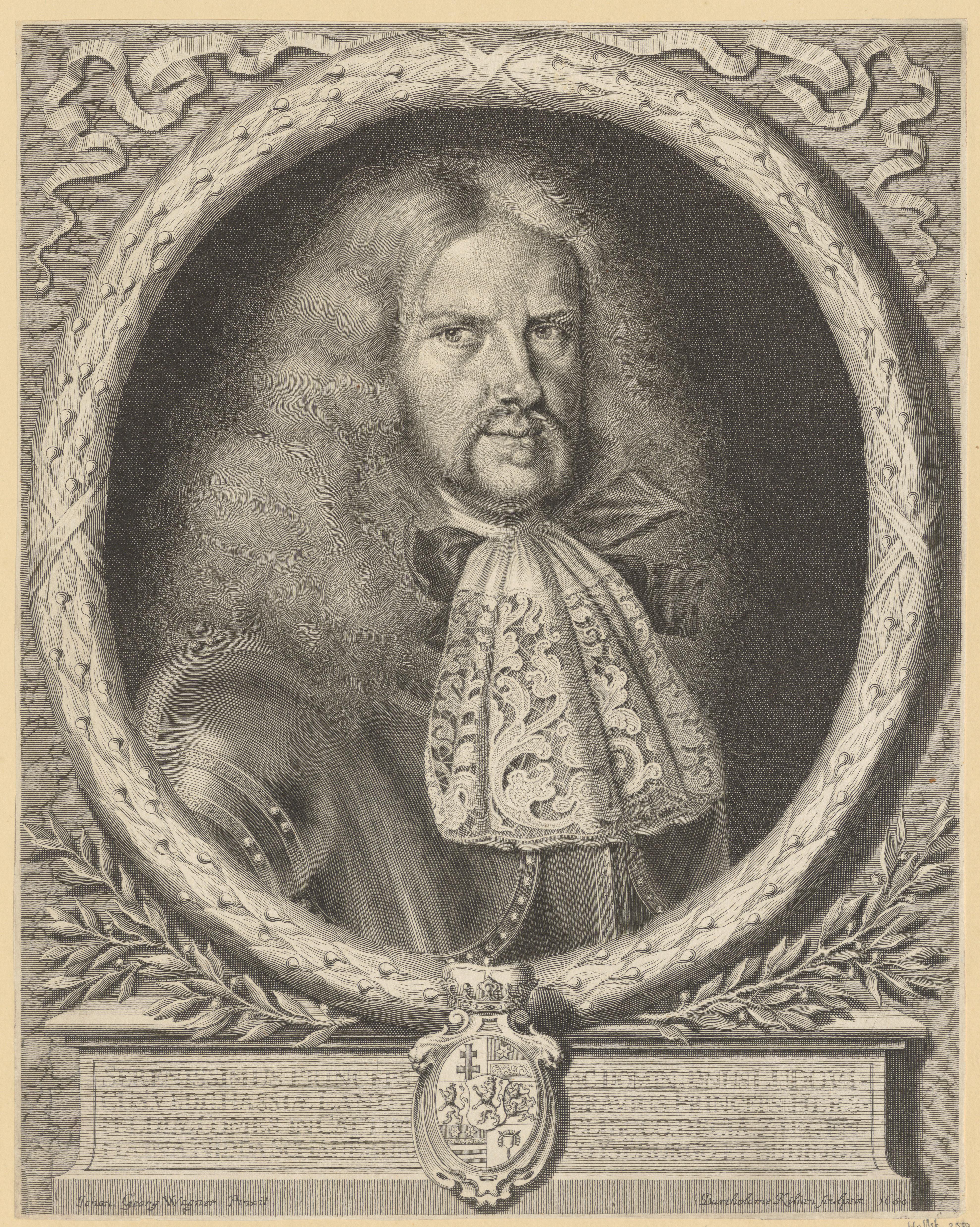 Portret van Ludwig VI von Hessen-Darmstadt