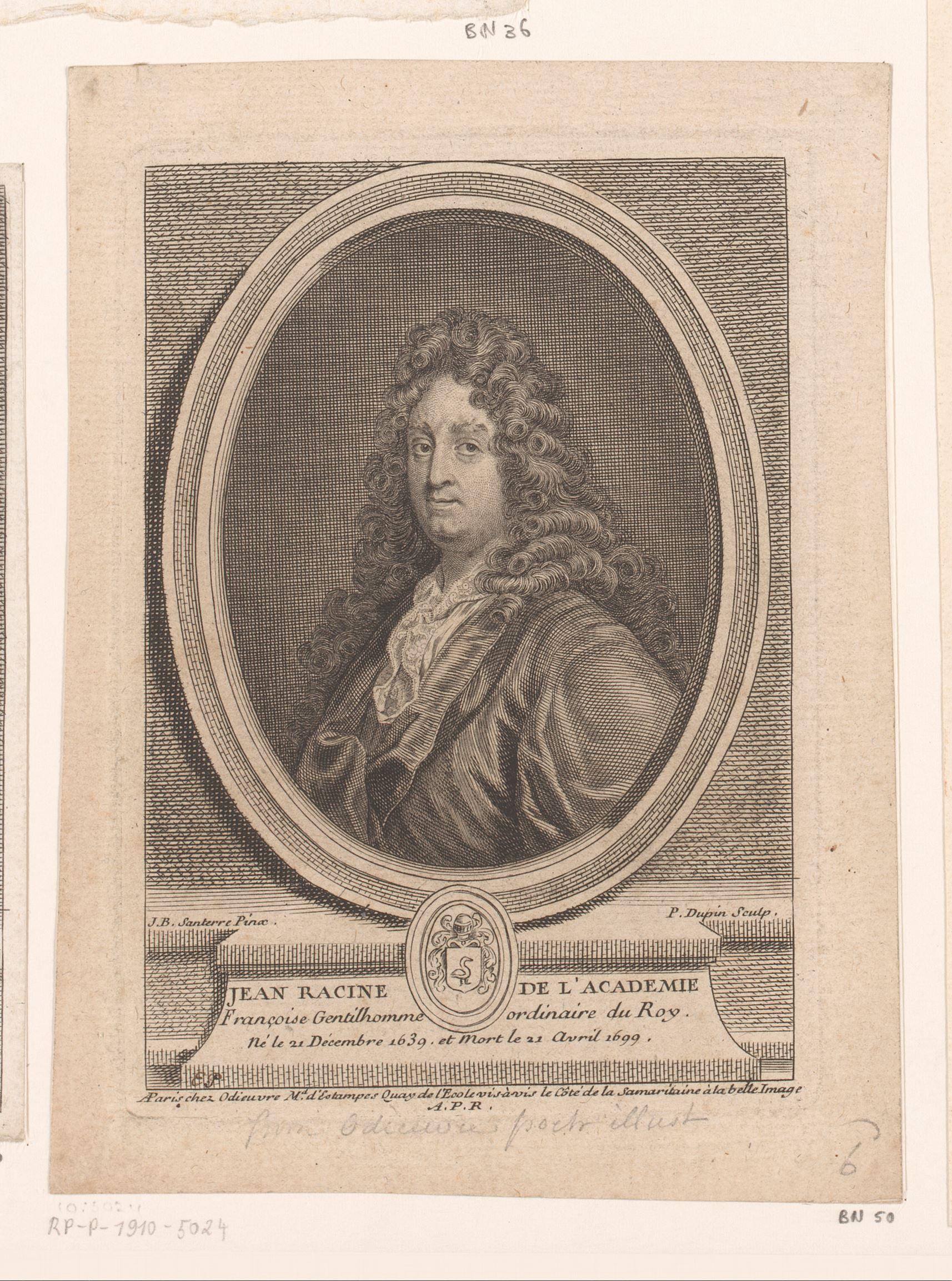 Portret van Jean Racine