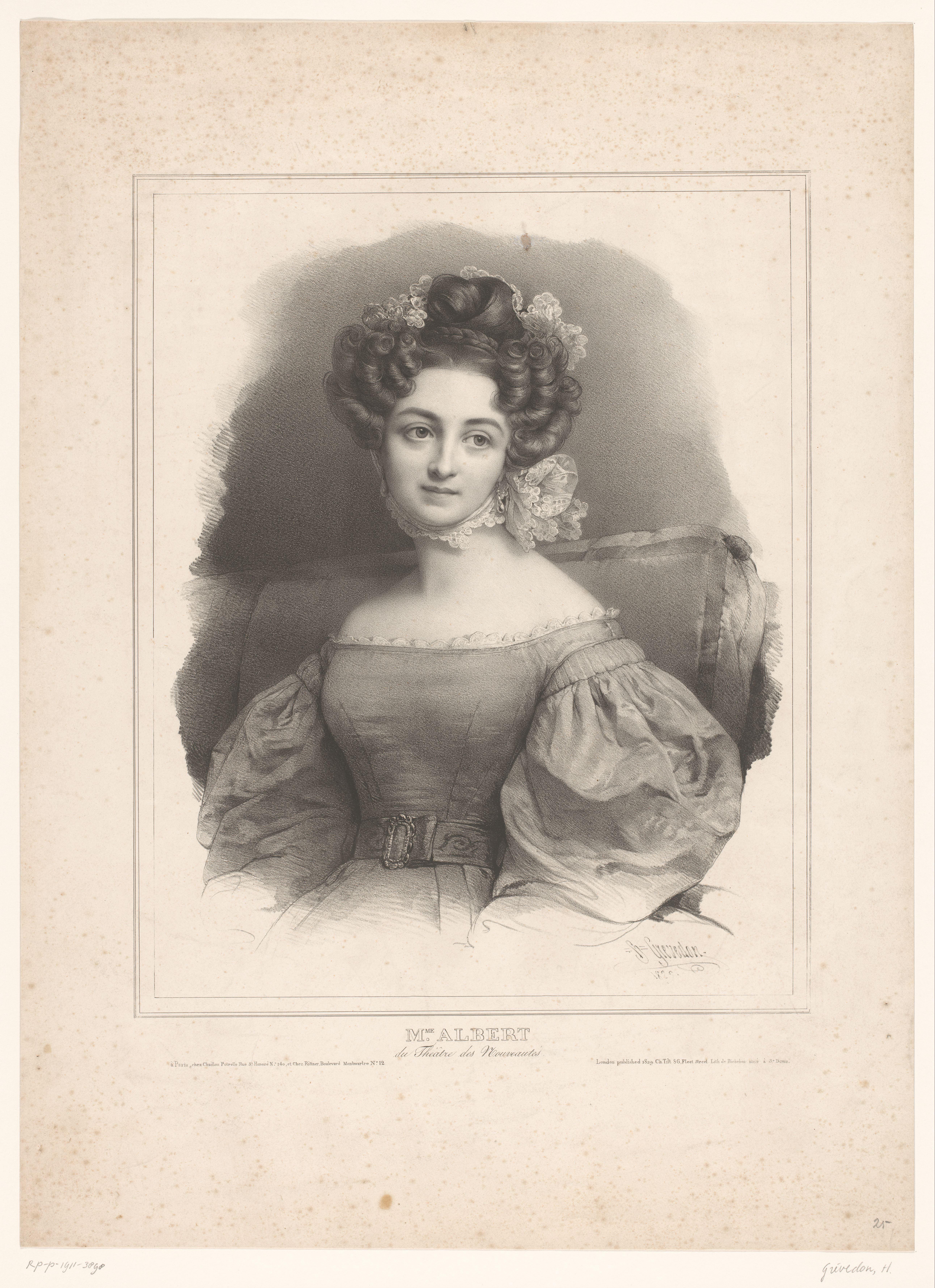 Portret van Madame Albert
