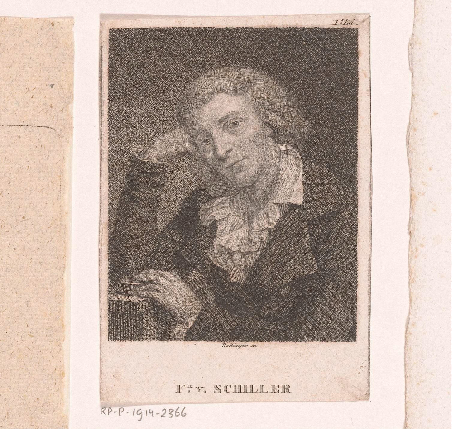 Portret van Friedrich von Schiller