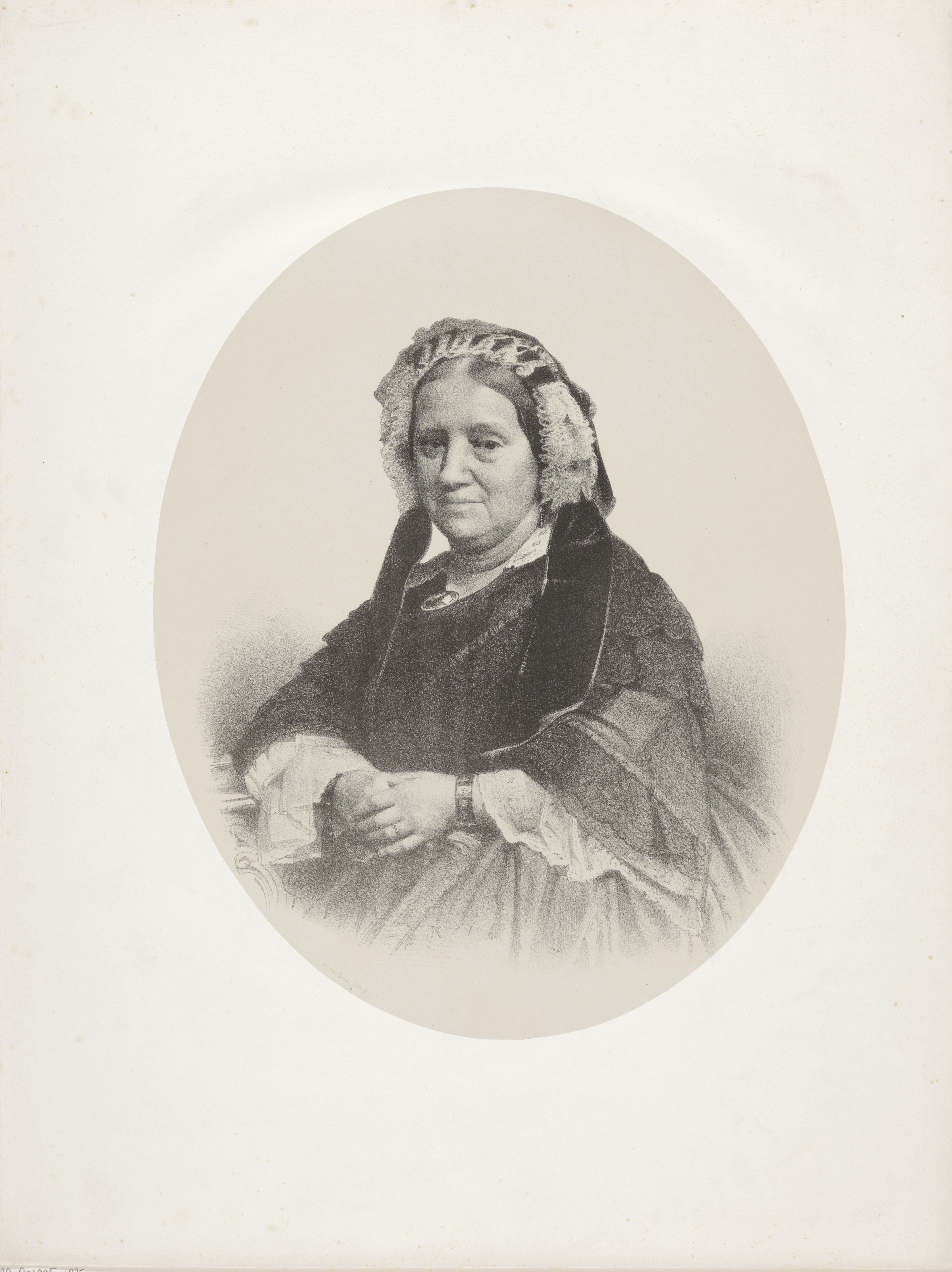 Portret van Elisabeth Maria Magdalena van Groen Prinsterer- van der Hoop