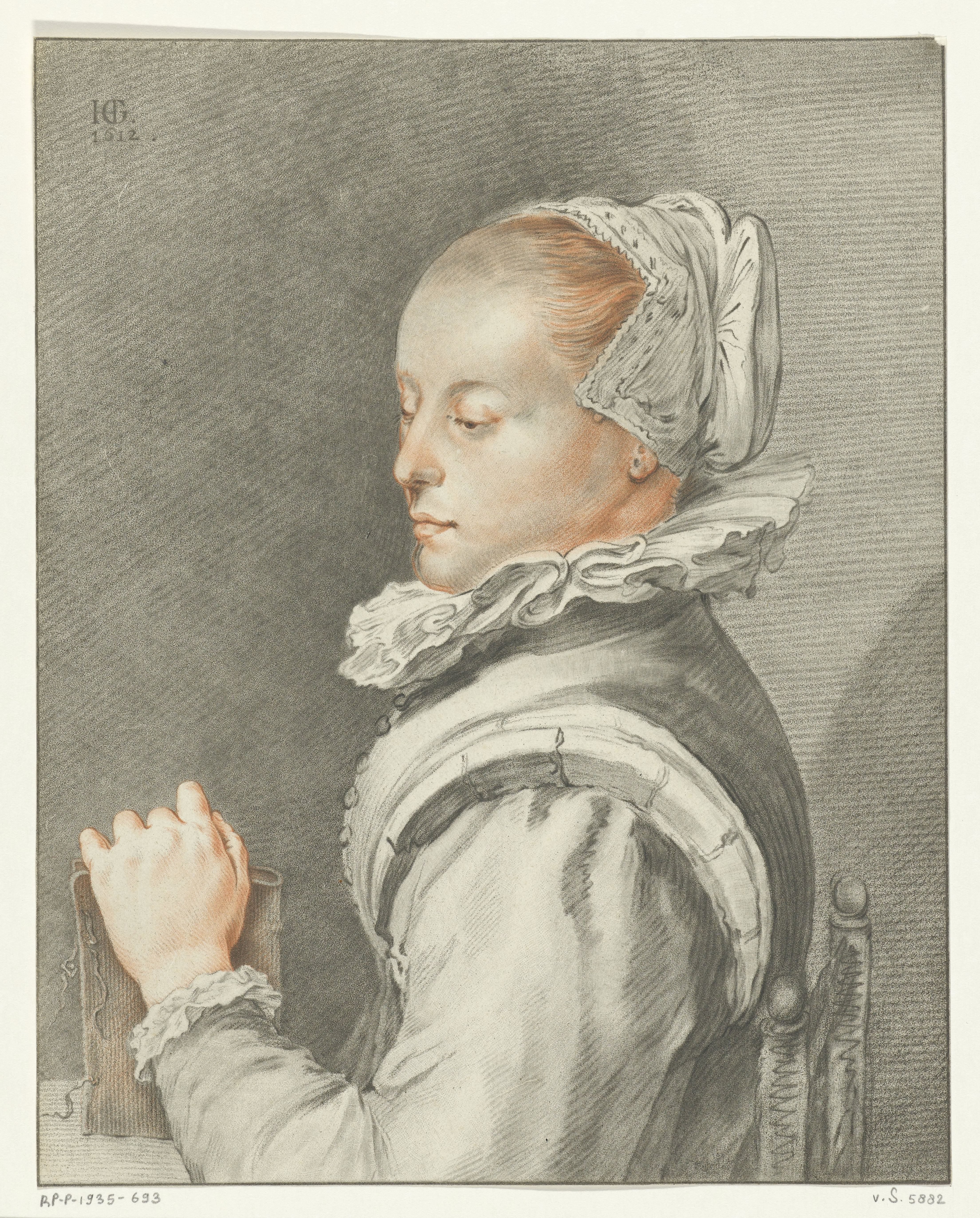 Portret van een jonge vrouw