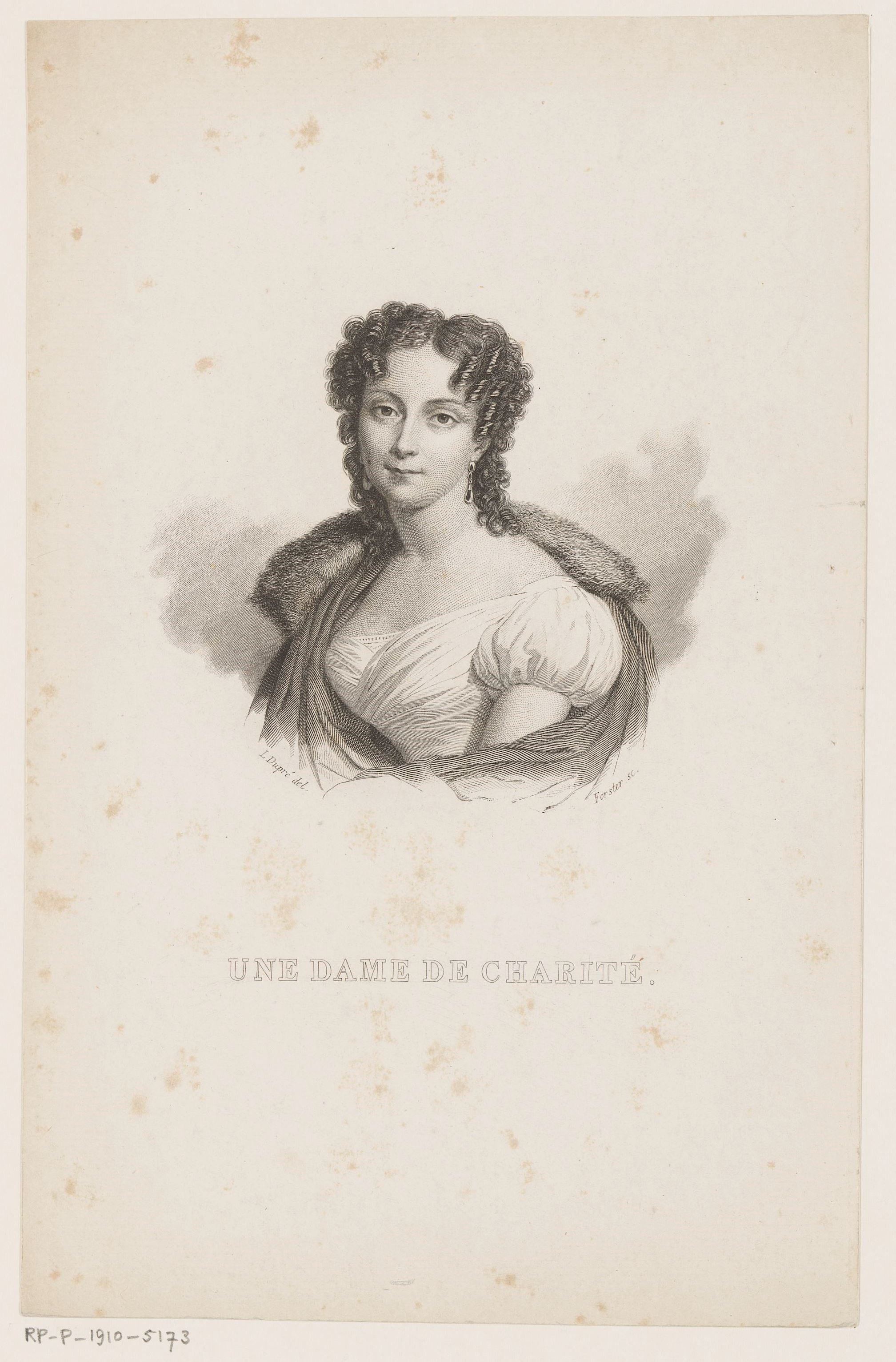 Portret van een onbekende vrouw