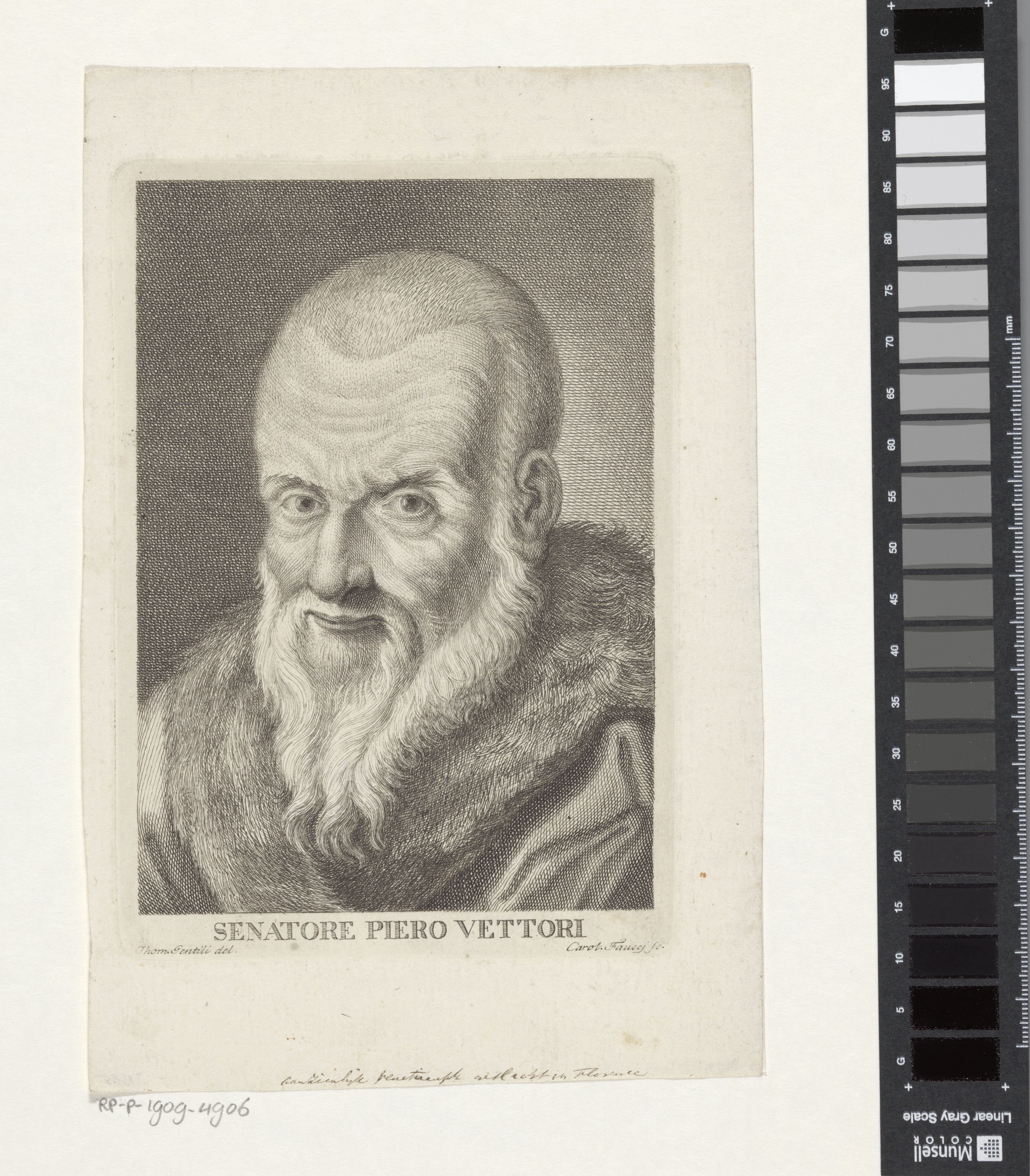 Portret van Piero Vettori