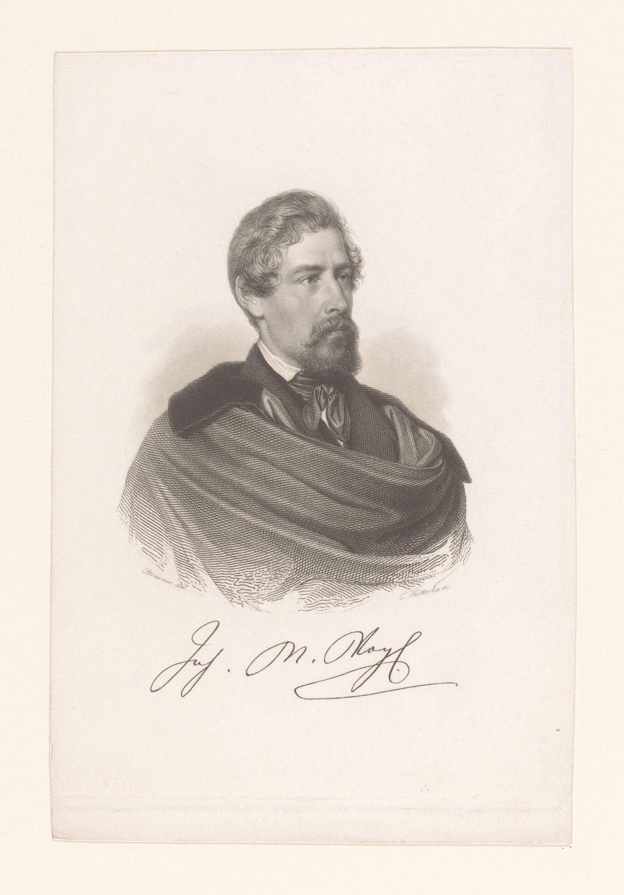 Portret van een onbekende man
