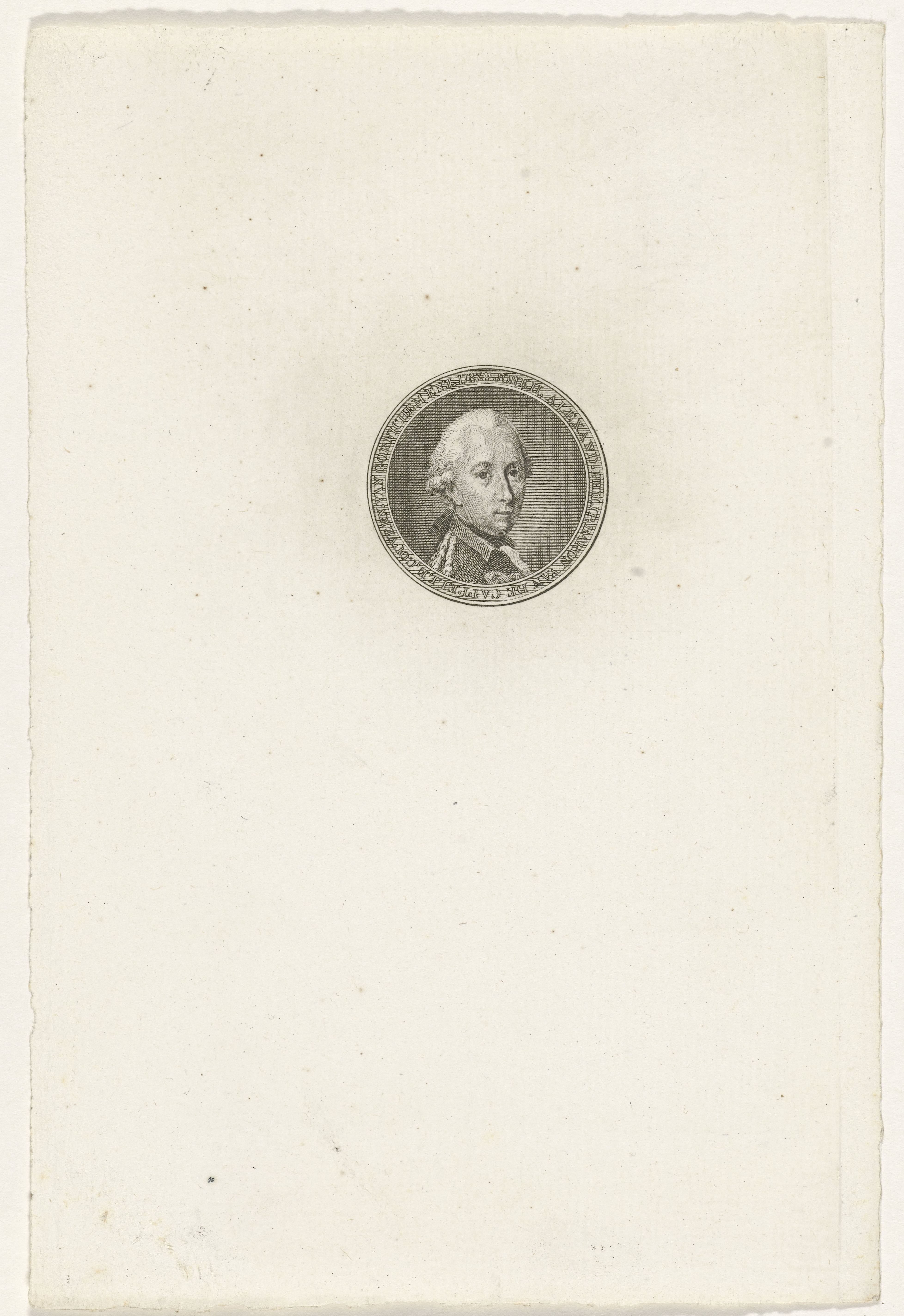 Portret van Alexander Philip van der Capellen