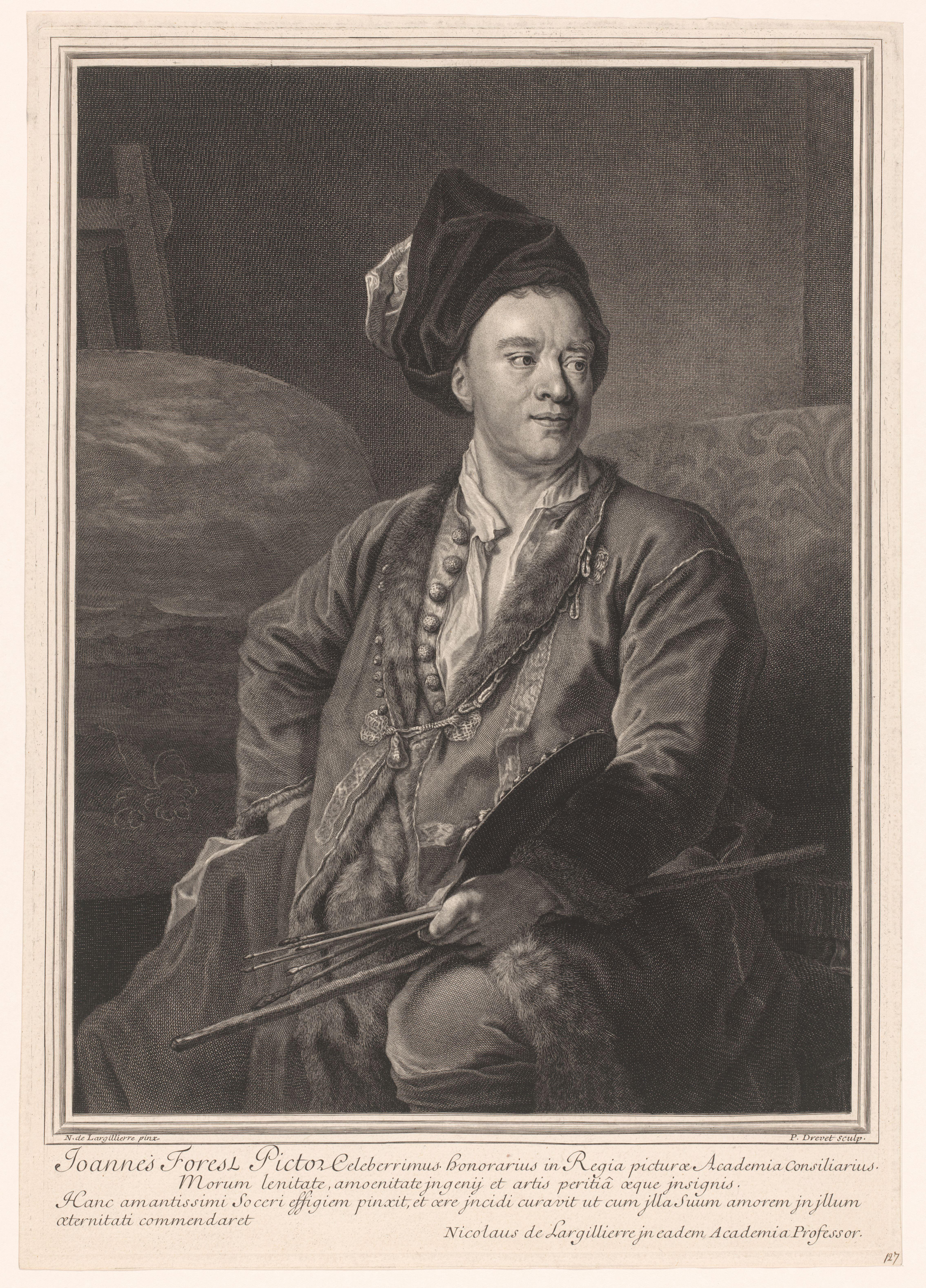 Portret van Jean-Baptiste Forest