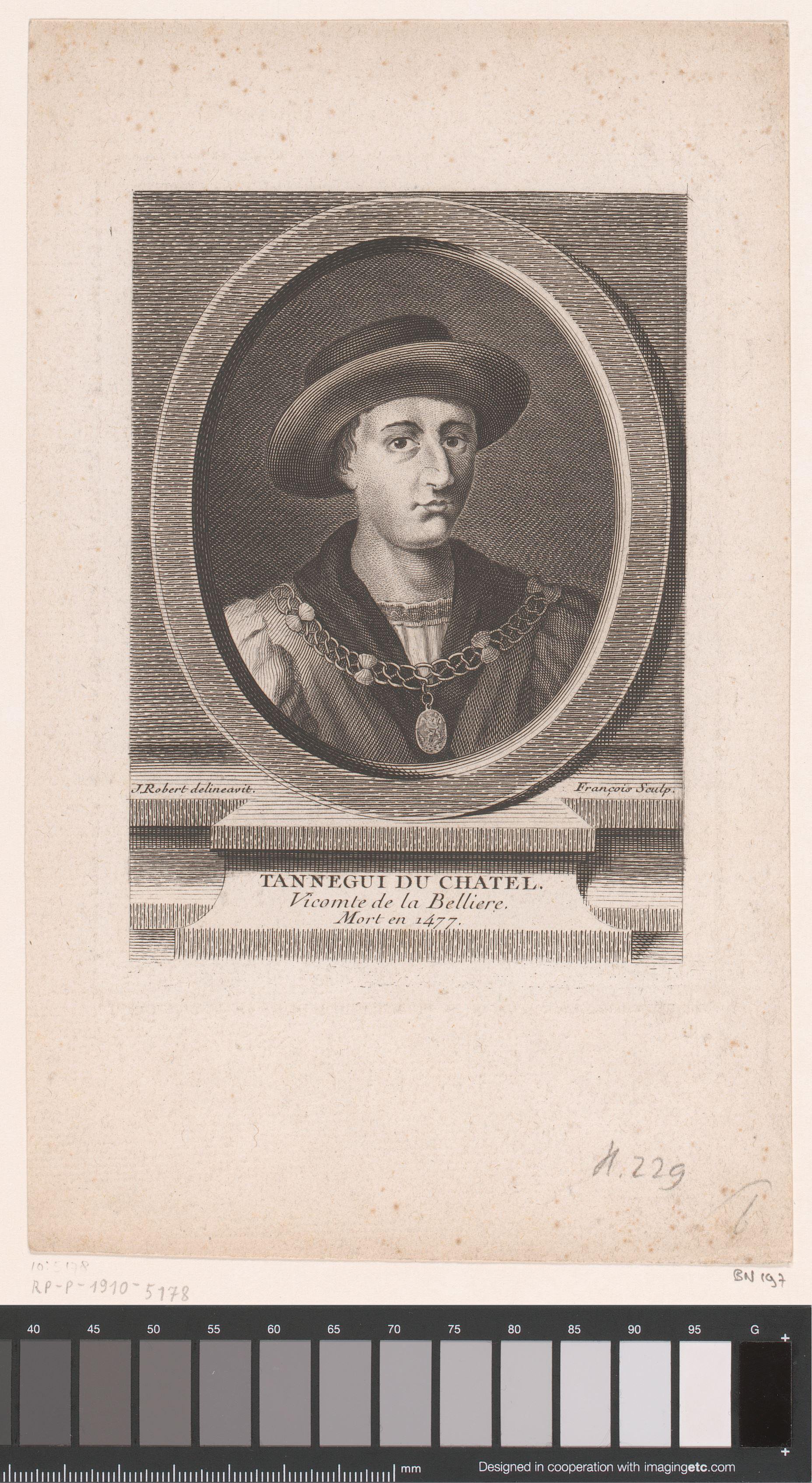 Portret van Tanneguy III du Chastel