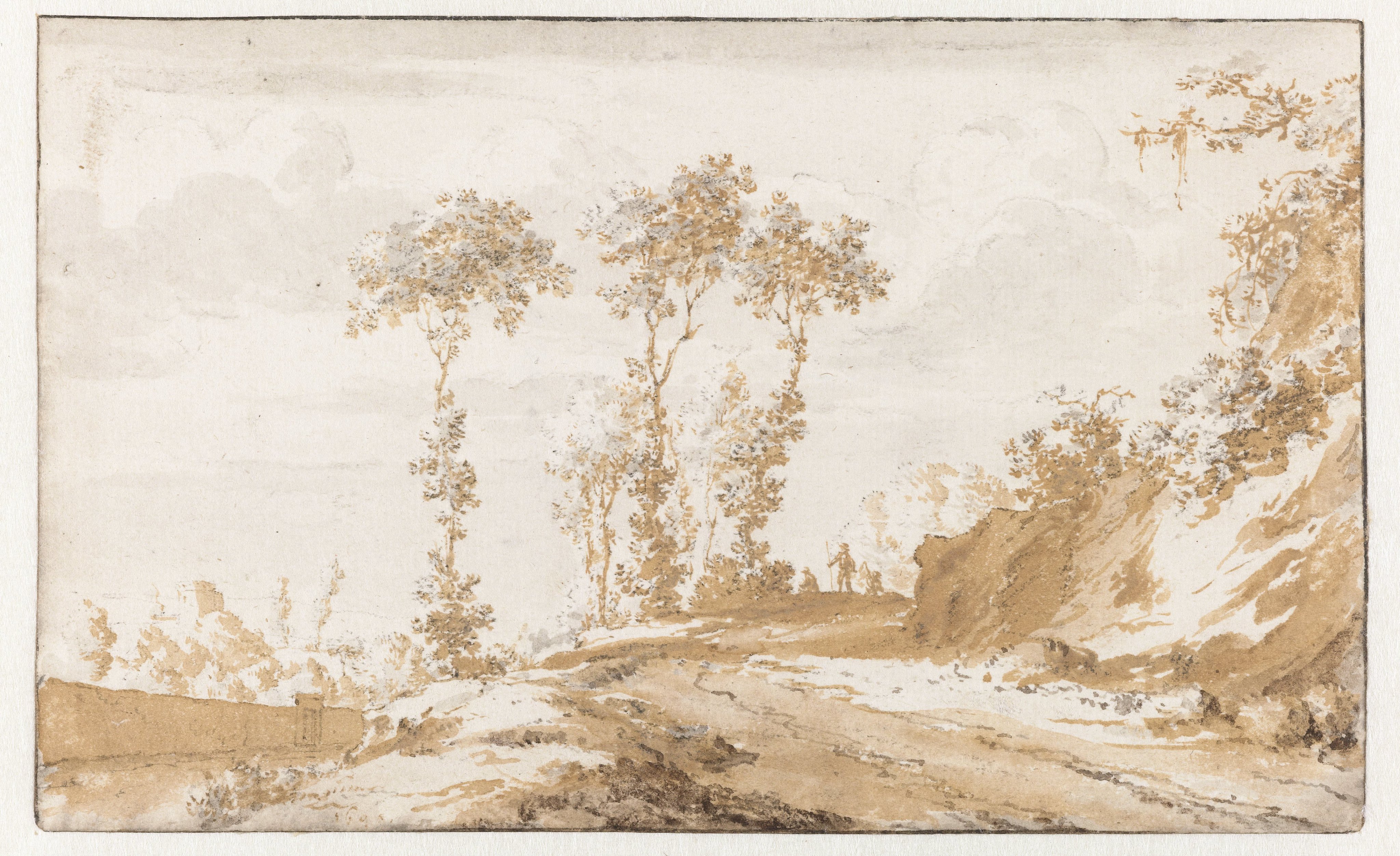 Bergweg bij Brussel