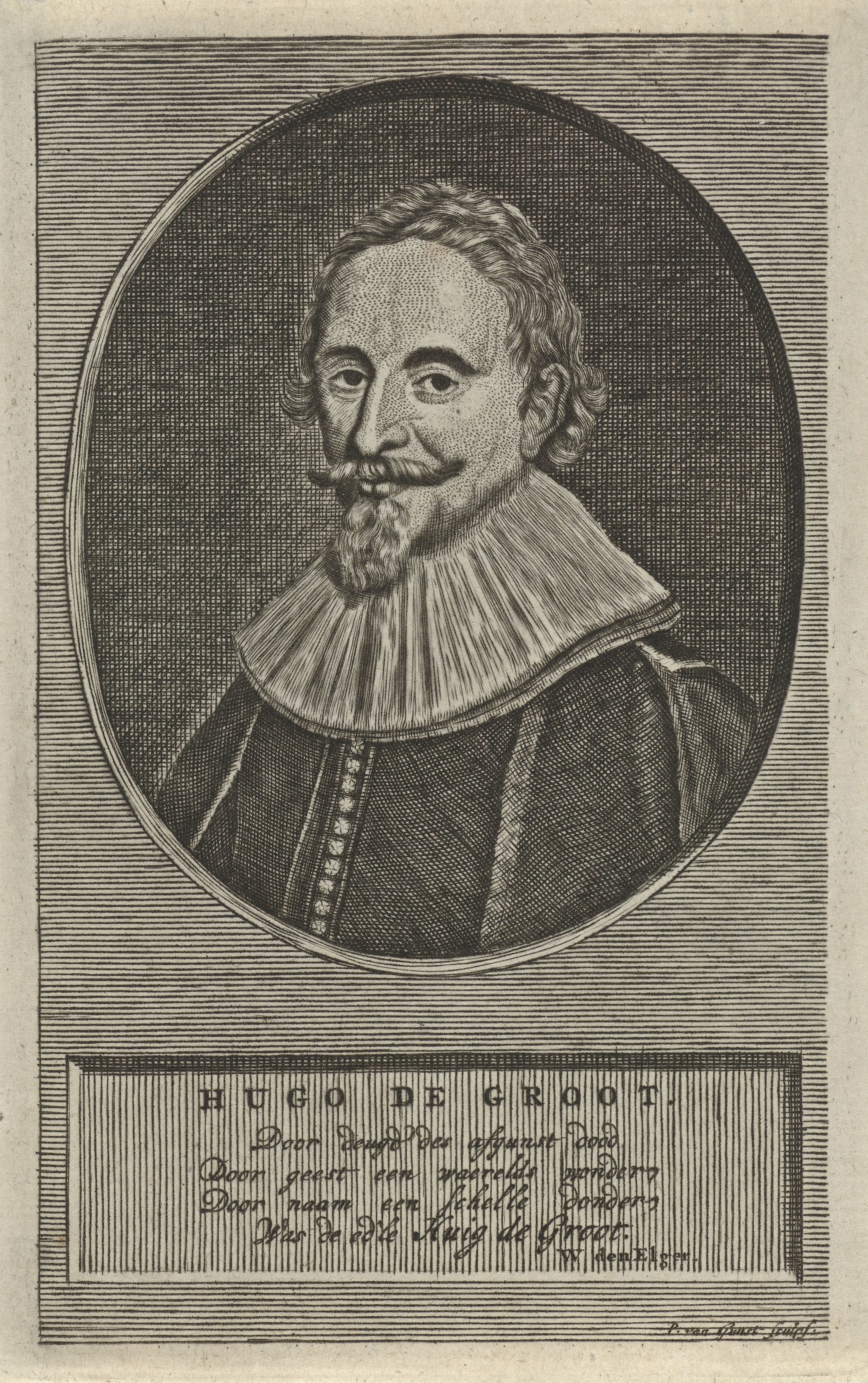 Portret van Hugo de Groot