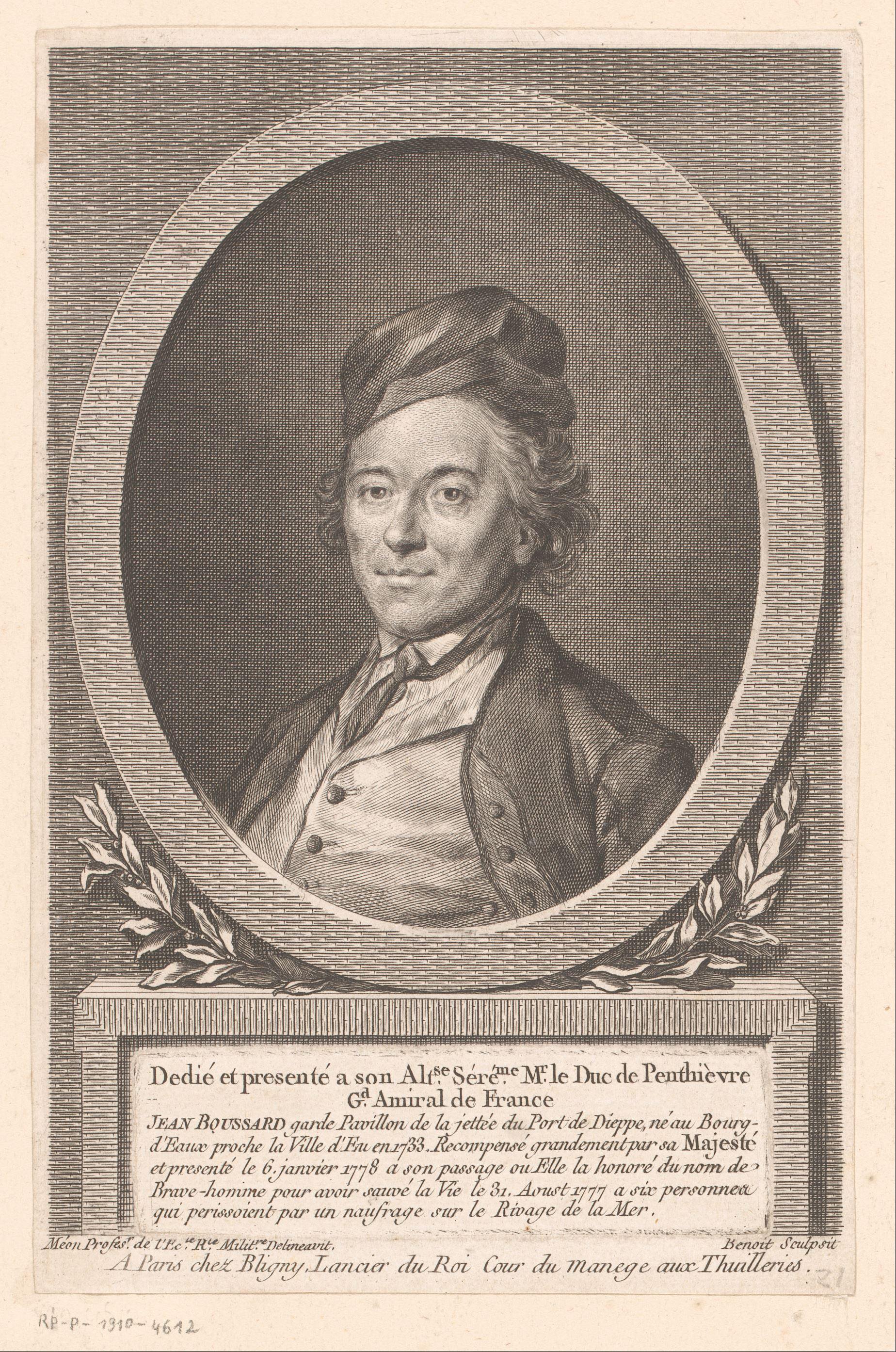 Portret van Jean Boussard