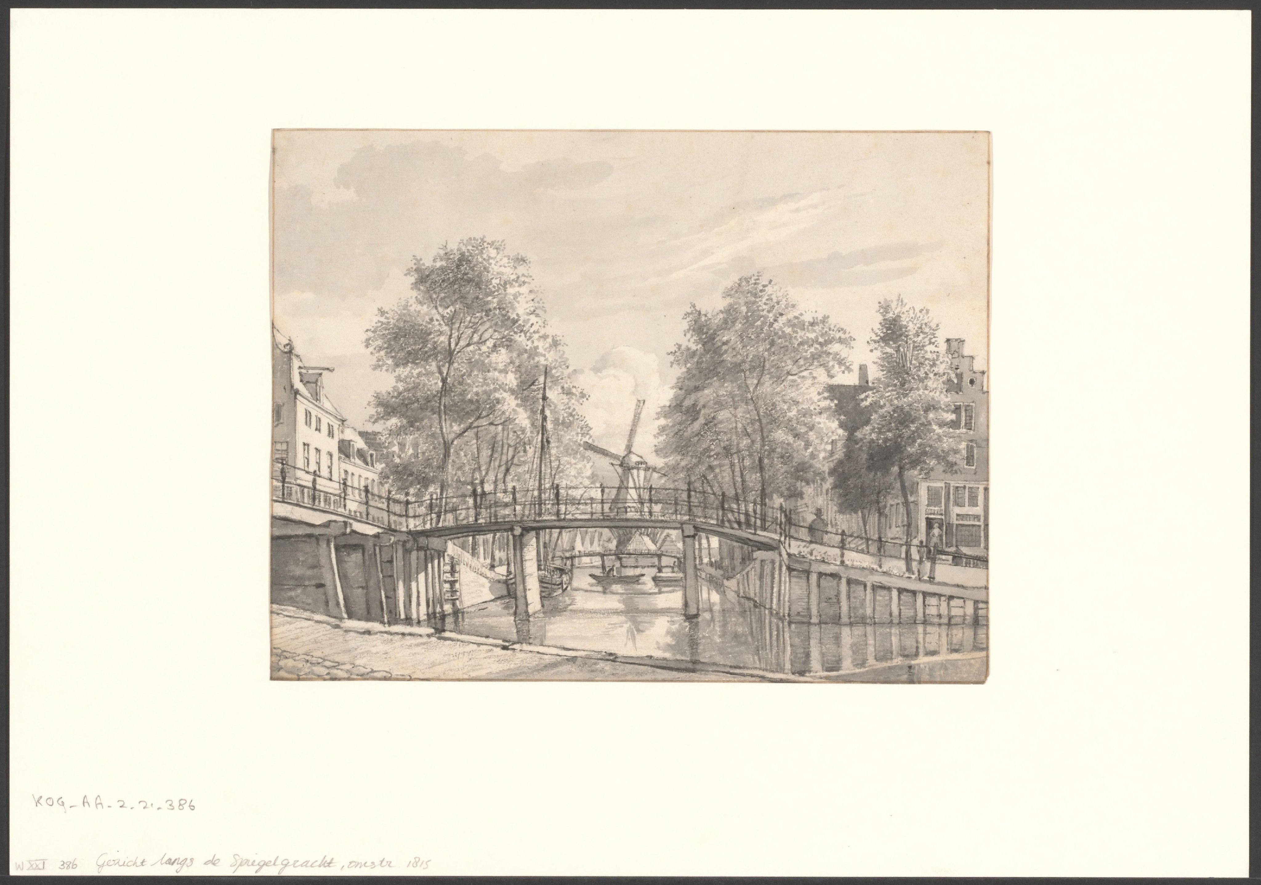 Gezicht op de Spiegelgracht