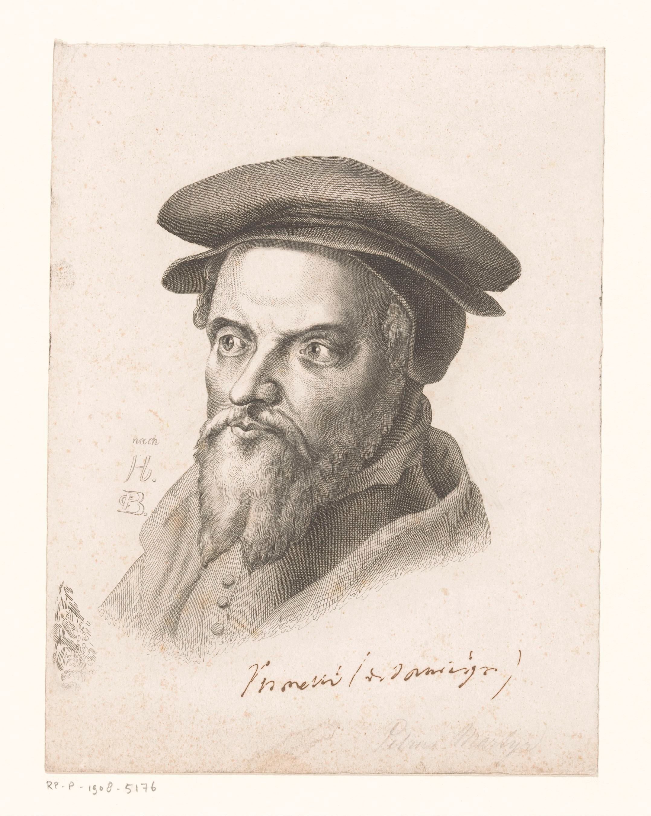 Portret van Pietro Martire Vermigli