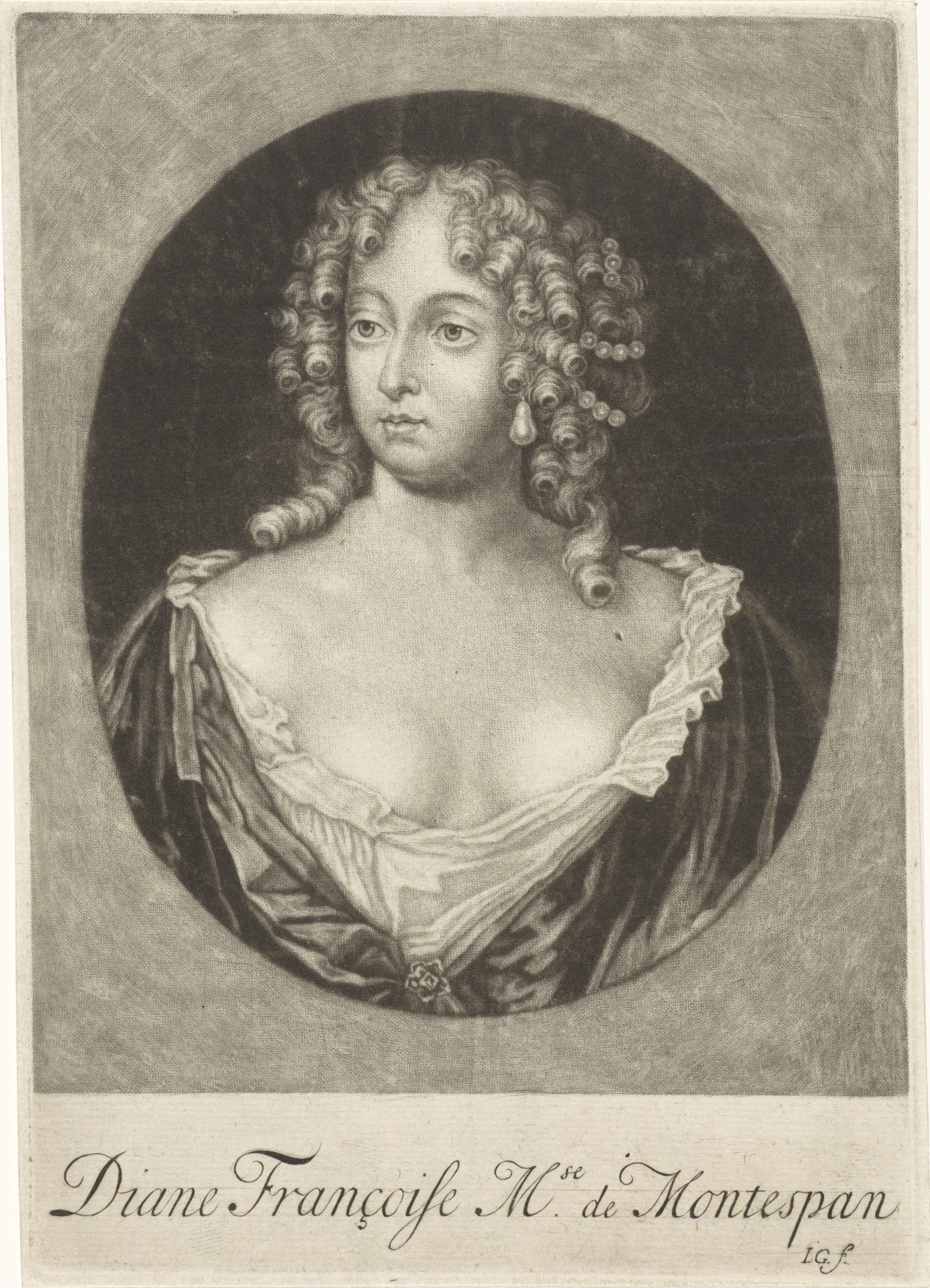 Portret van Françoise Athénaïs de Rochechouart