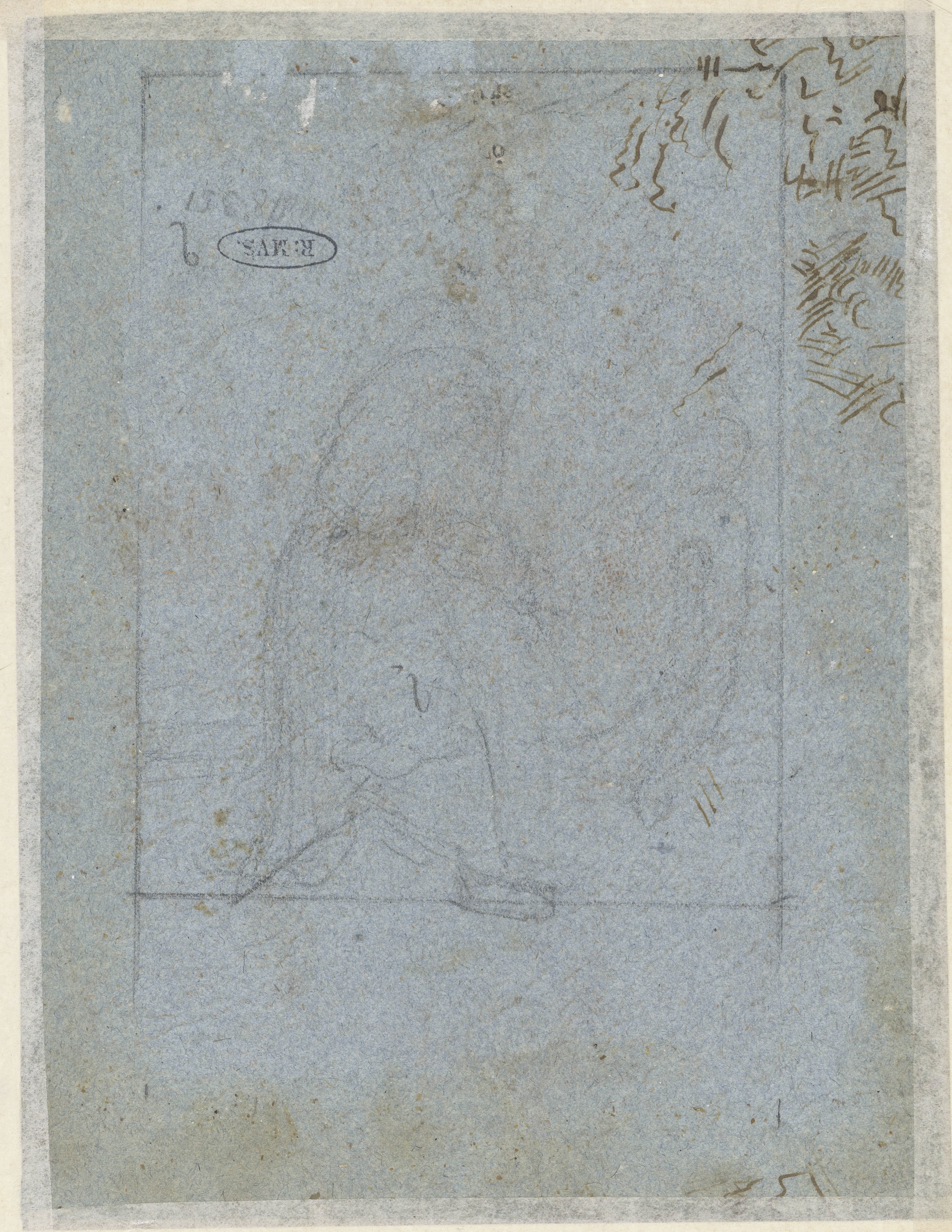 Studie voor een graflegging