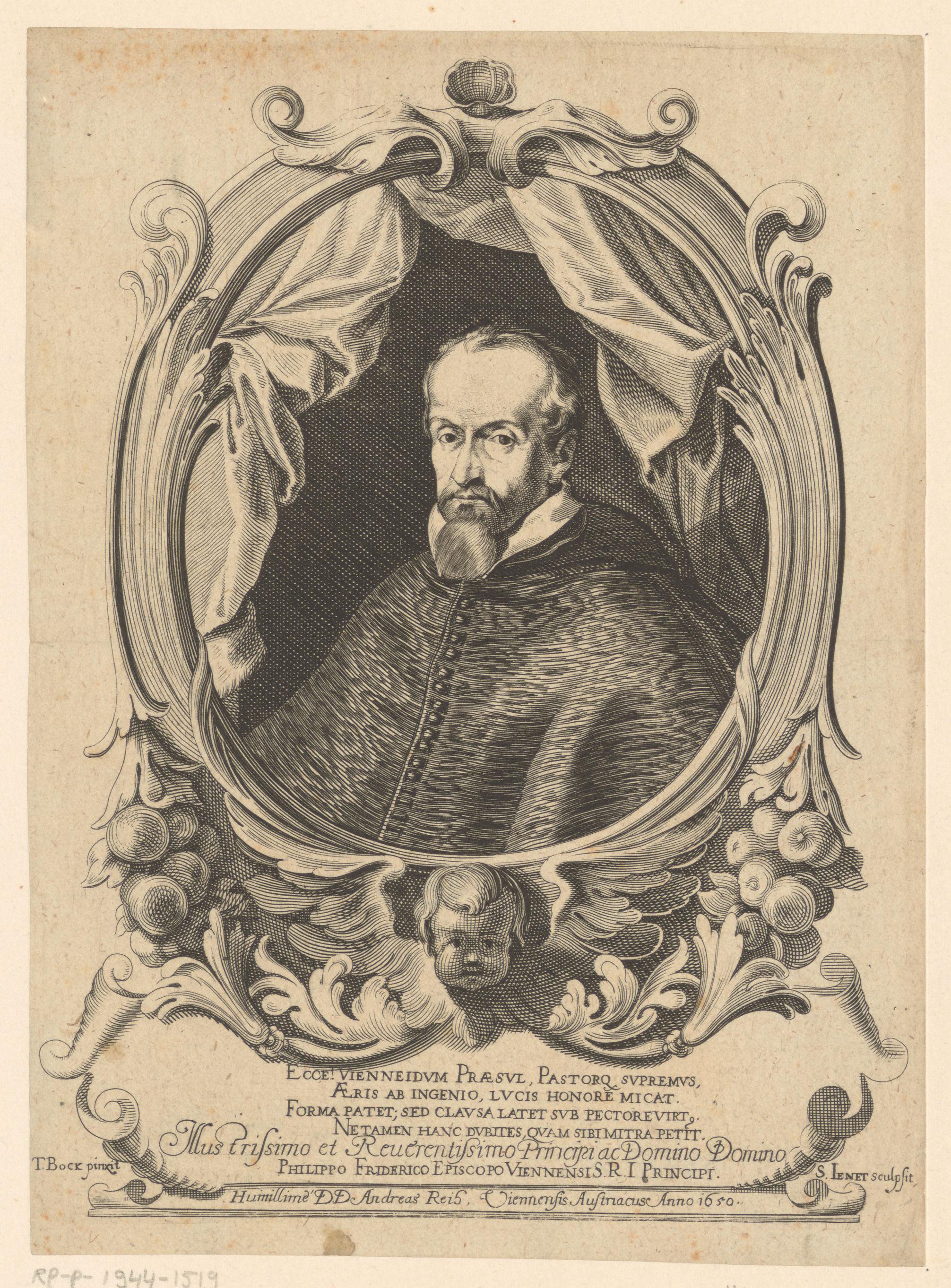 Portret van Philipp Friedrich Breuner