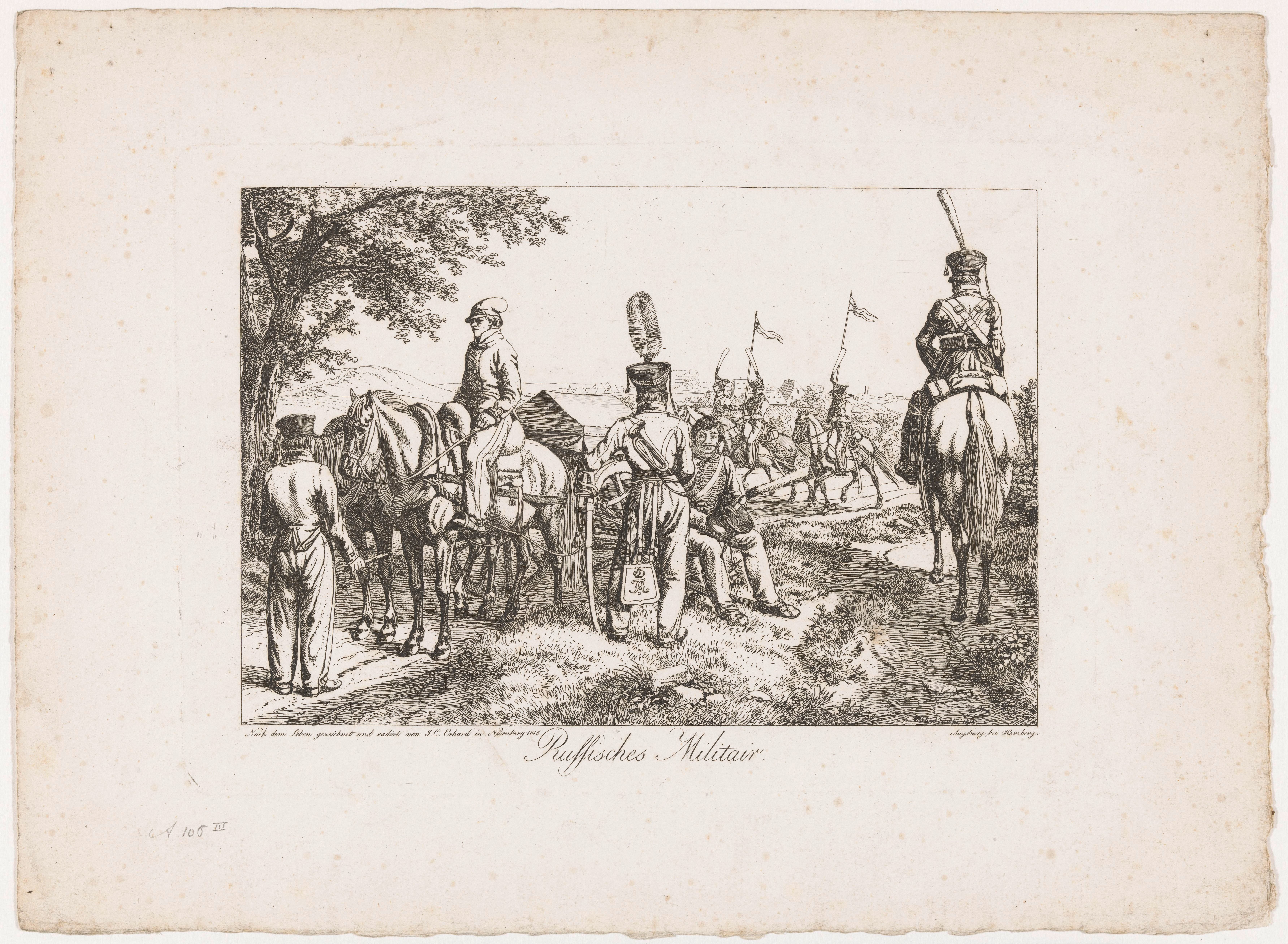 Huzaren op doortocht